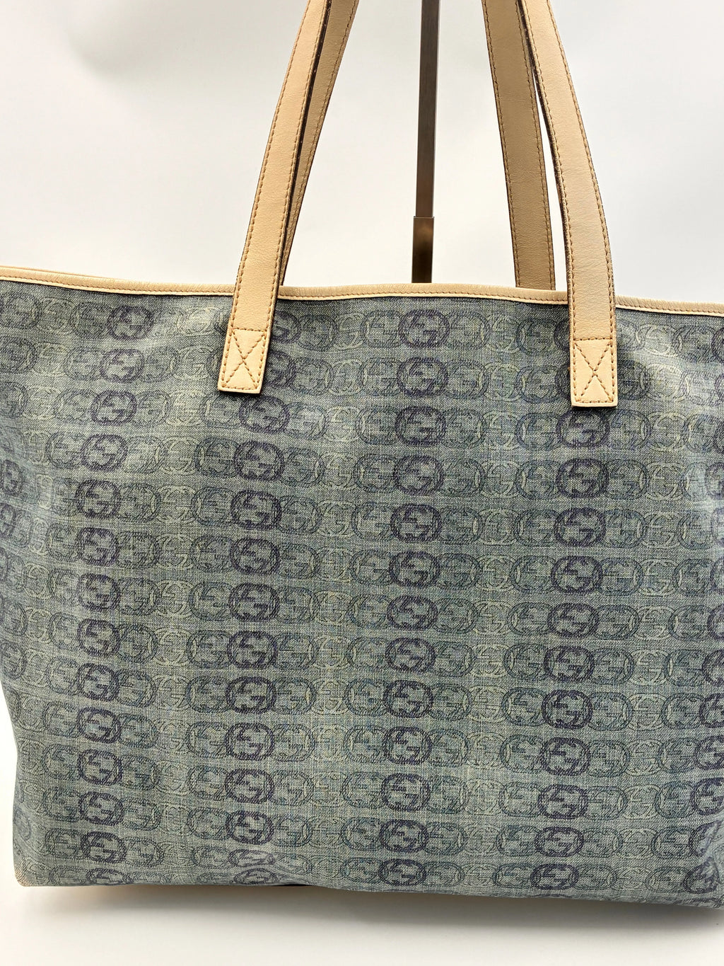 Preloved | Gucci Interlocking Monogram Totebag i Denim Canvas Gucci