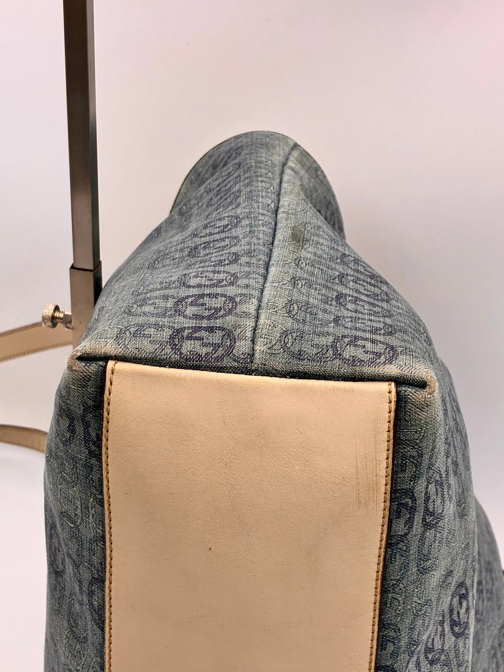 Preloved | Gucci Interlocking Monogram Totebag i Denim Canvas Gucci