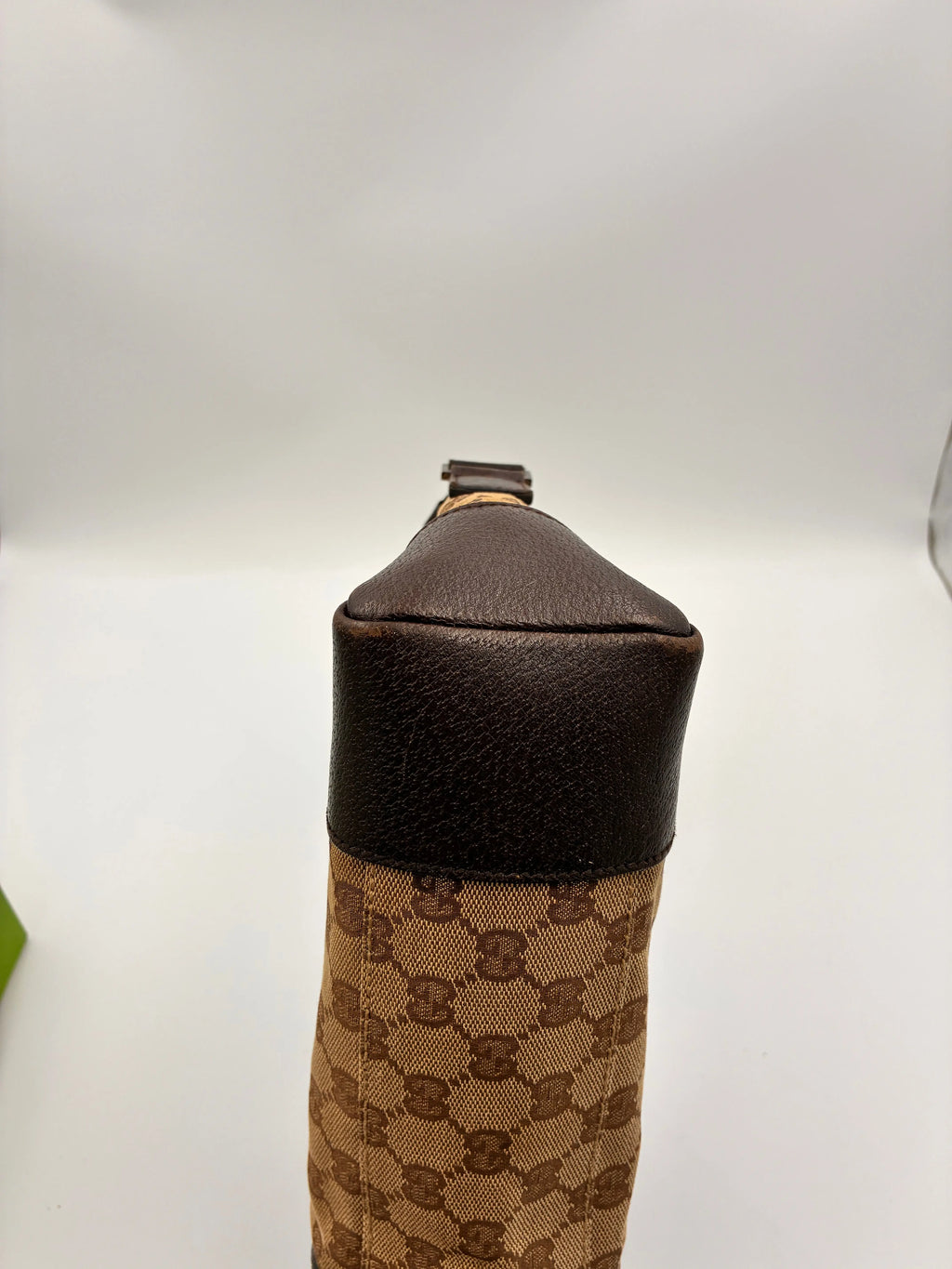 Preloved | Gucci Monogram Messenger Crossbody i Brun Canvas Gucci