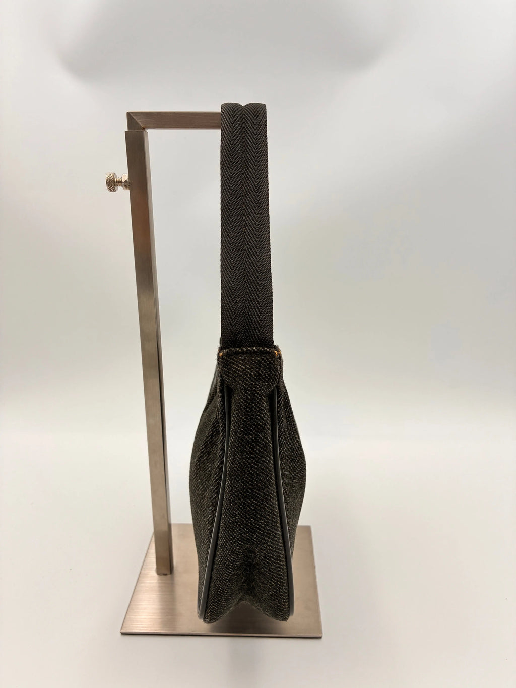 Preloved | Prada Sport Hobo Pochette i Grå Uld Prada