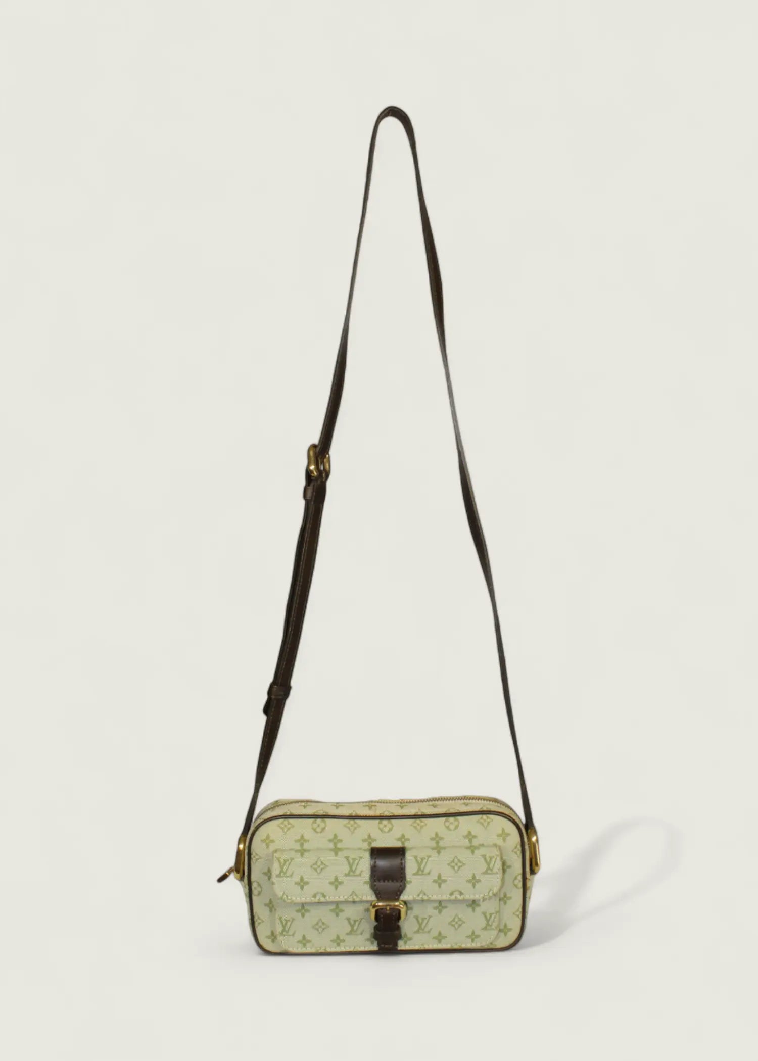 Preloved | Louis Vuitton Monogram Mini Juliette PM Crossbody i Grøn Canvas Louis Vuitton
