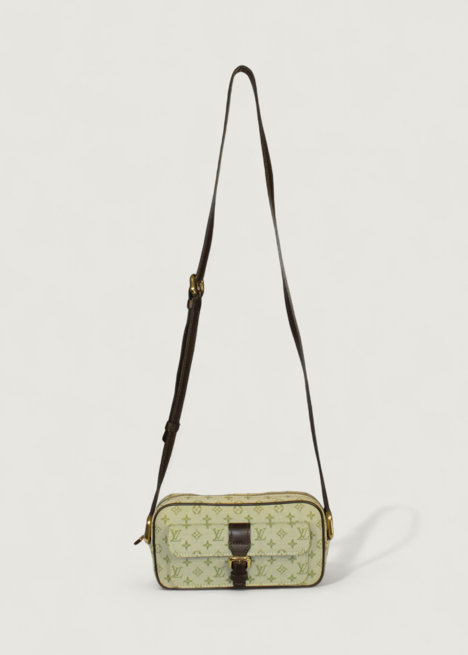 Preloved | Louis Vuitton Monogram Mini Juliette PM Crossbody i Grøn Canvas