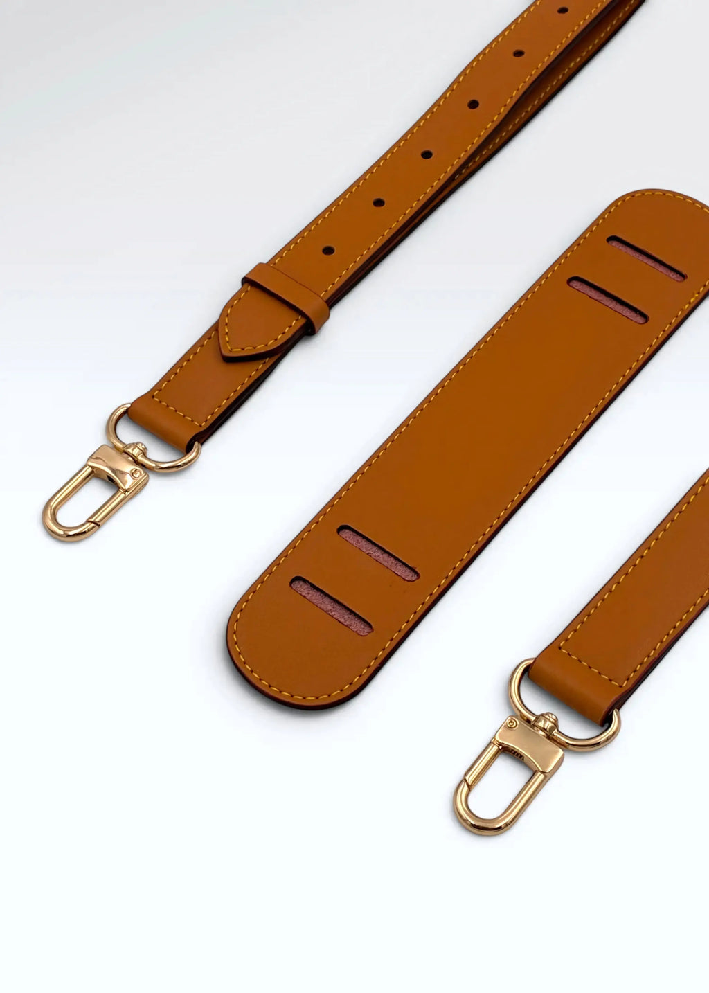 Vachetta Læderrem med Patineret Finish Justerbar til Louis Vuitton Keepall & Speedy – 100-120 cm Hidden Luxury Project