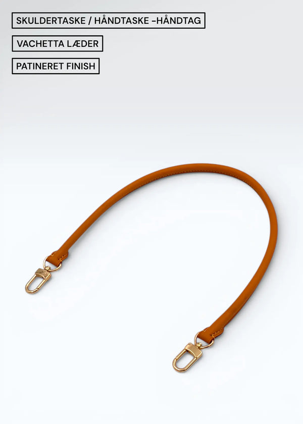Vachetta Læderrem med Patineret Finish til Louis Vuitton Speedy, Tivoli, Alma, Keepall & Jasmin – 70 cm Hidden Luxury Project