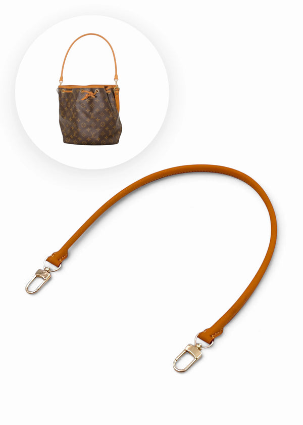 Vachetta Læderrem med Patineret Finish til Louis Vuitton Speedy, Tivoli, Alma, Keepall & Jasmin – 70 cm Hidden Luxury Project