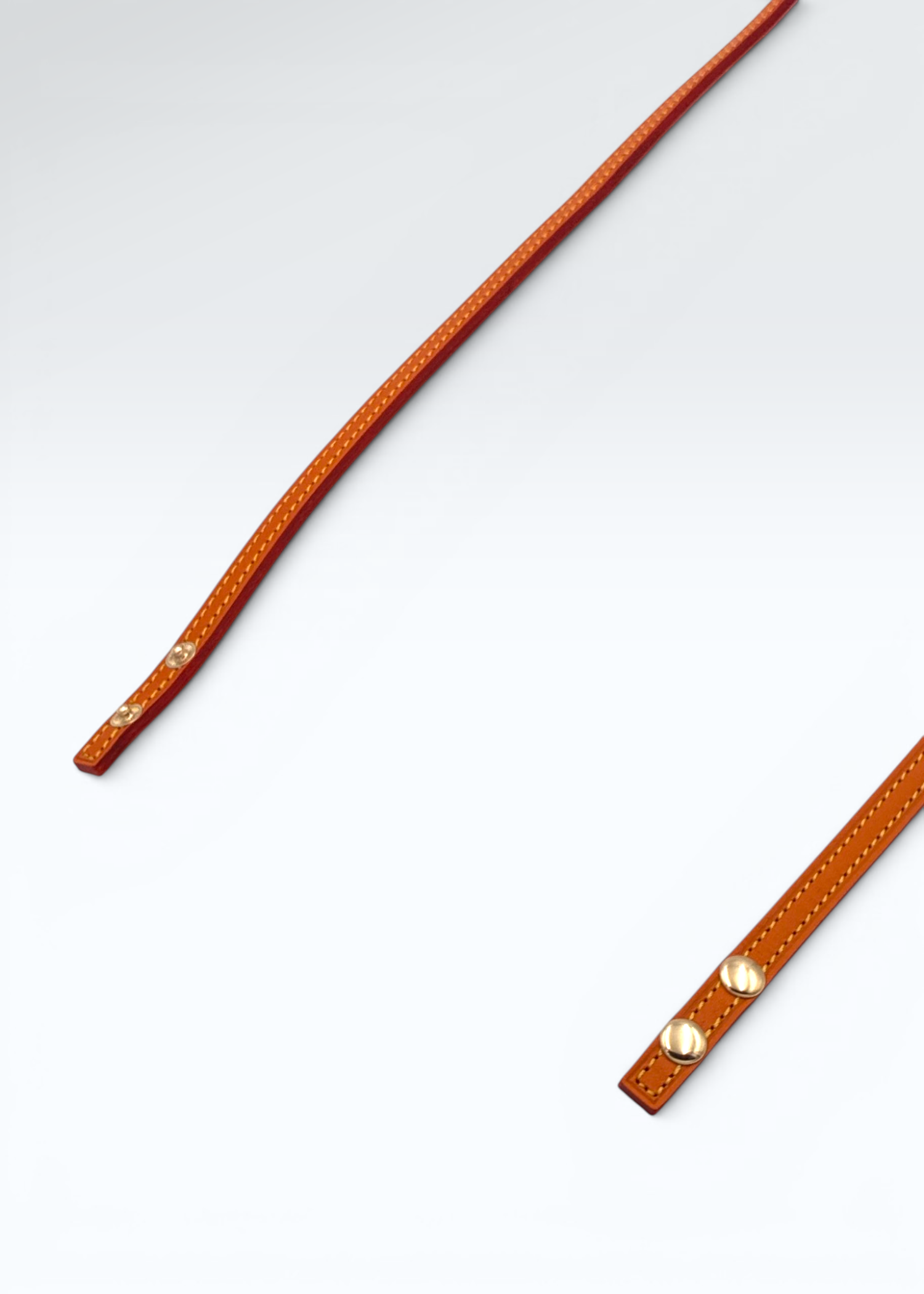 Vachetta Læderrem med Patineret Finish til Louis Vuitton Pochette Twin PM & GM – 134 cm Hidden Luxury Project
