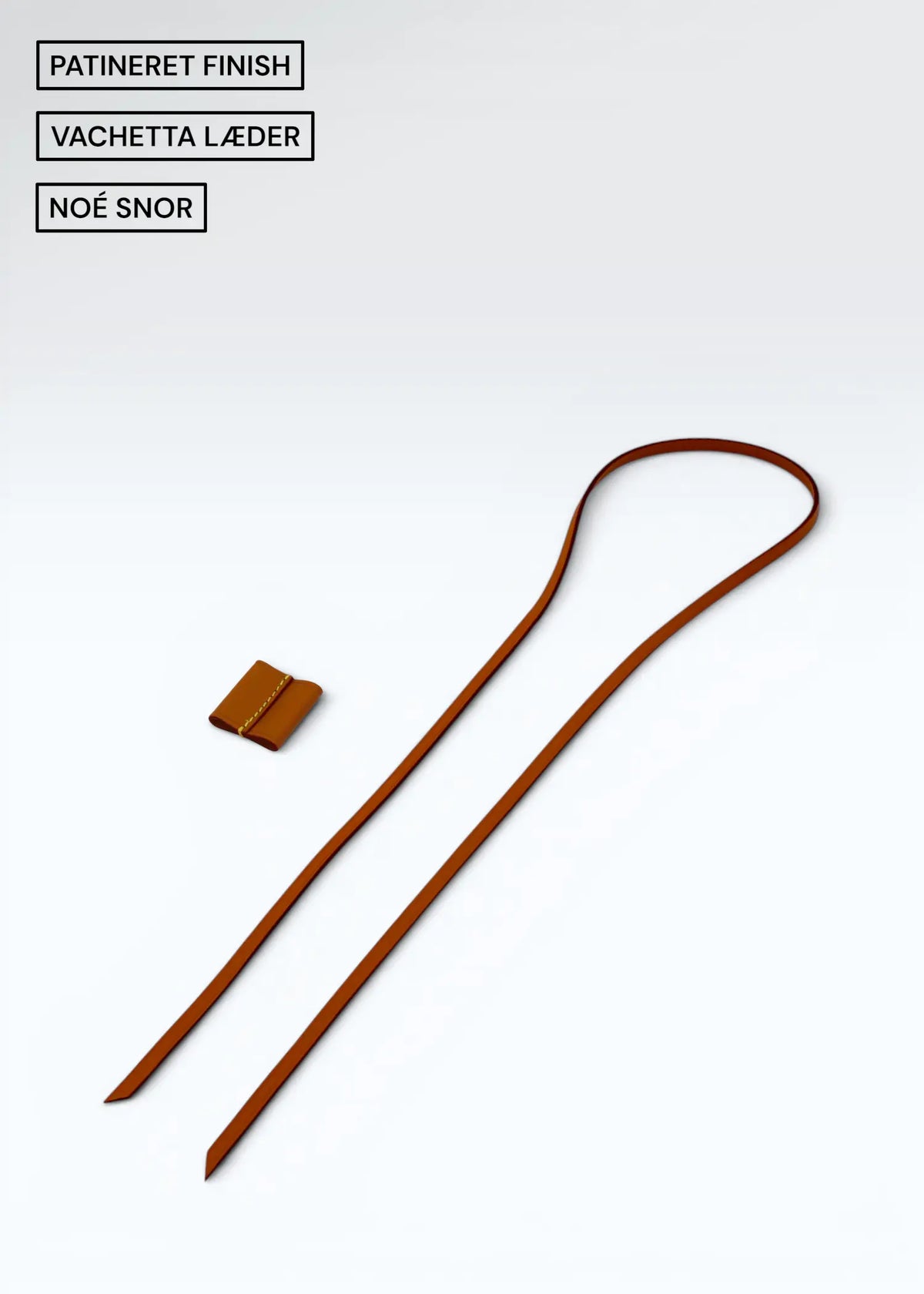 Vachetta Lædersnor med Patineret Finish til Louis Vuitton Noé – 90 cm Hidden Luxury Project