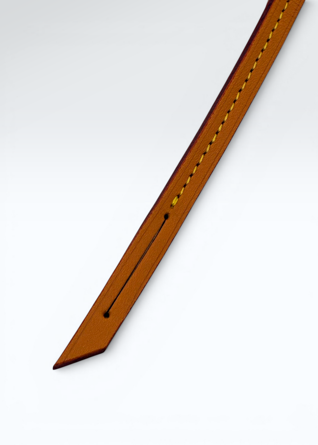 Vachetta Læderrem med Patineret Finish til Louis Vuitton Pochette Accessoires – 38,5 cm Hidden Luxury Project