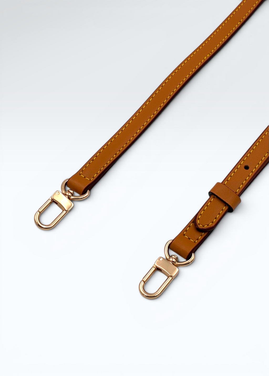 Vachetta Læderrem Patineret Justerbar til Louis Vuitton-tasker – 100-120 cm Hidden Luxury Project
