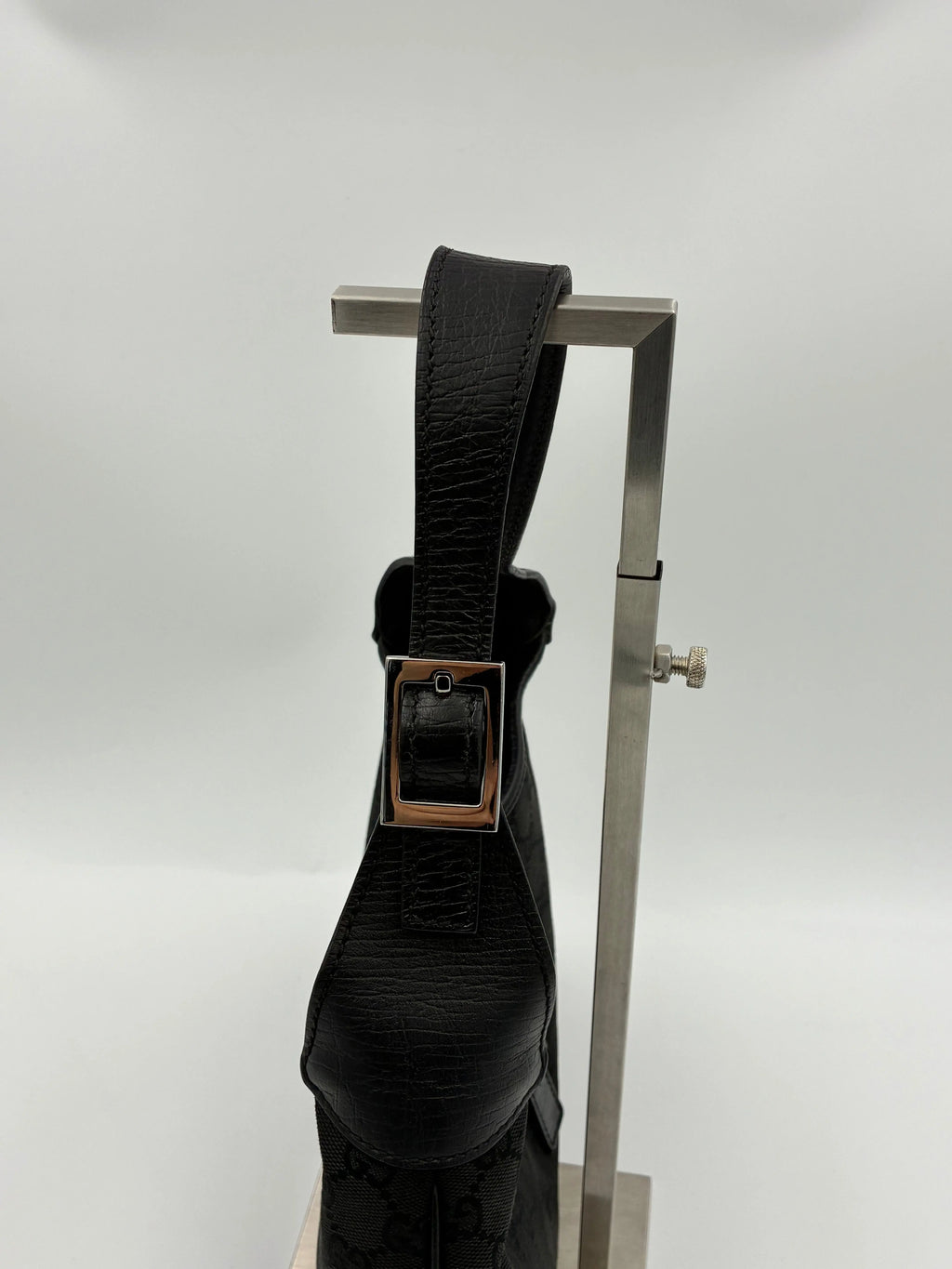 Preloved | Gucci GG Monogram Jackie Skuldertaske i Sort Canvas Gucci