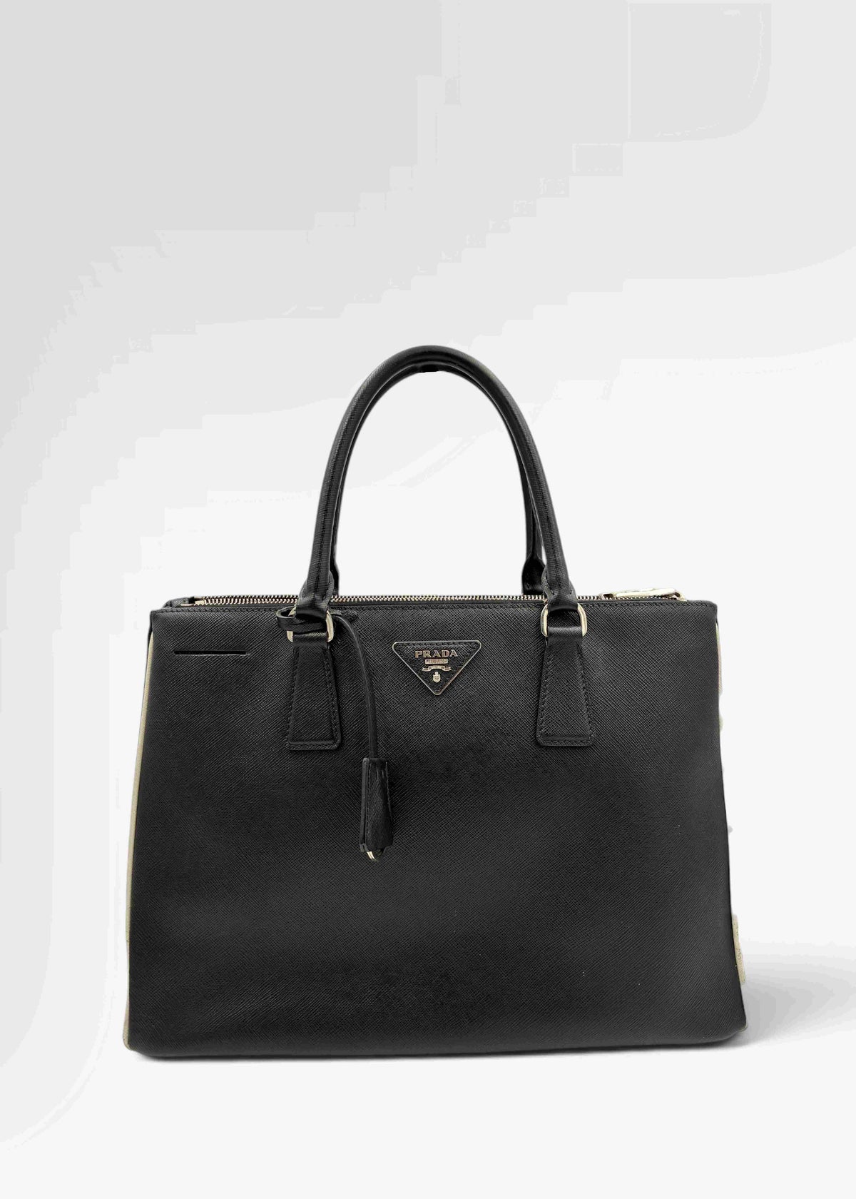 Preloved | Prada Galleria Håndtaske i Sort Saffiano Læder Prada