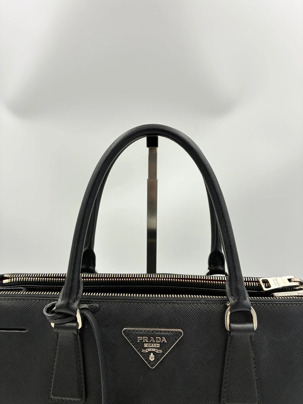 Preloved | Prada Galleria Håndtaske i Sort Saffiano Læder Prada