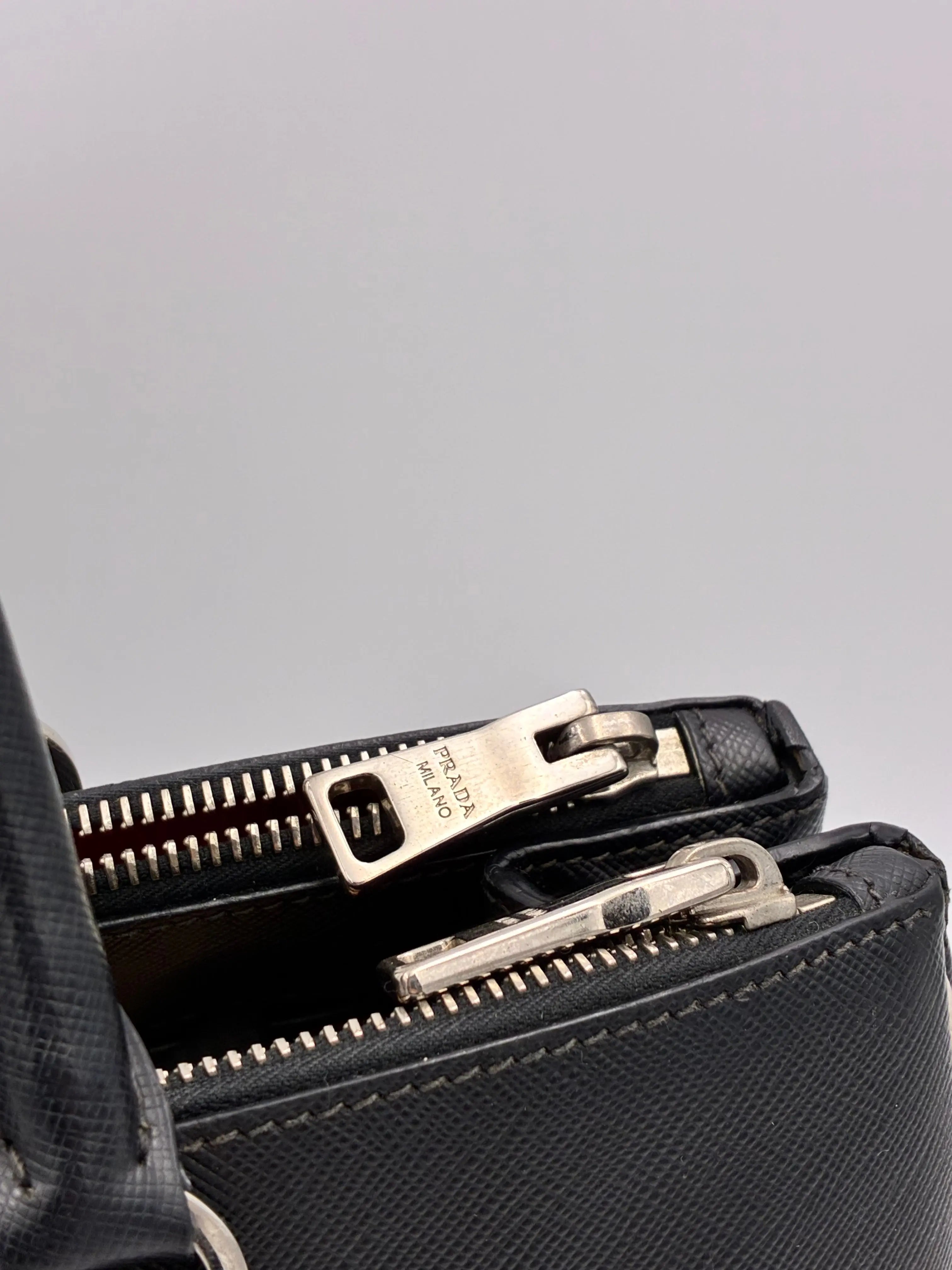 Preloved | Prada Galleria Håndtaske i Sort Saffiano Læder Prada