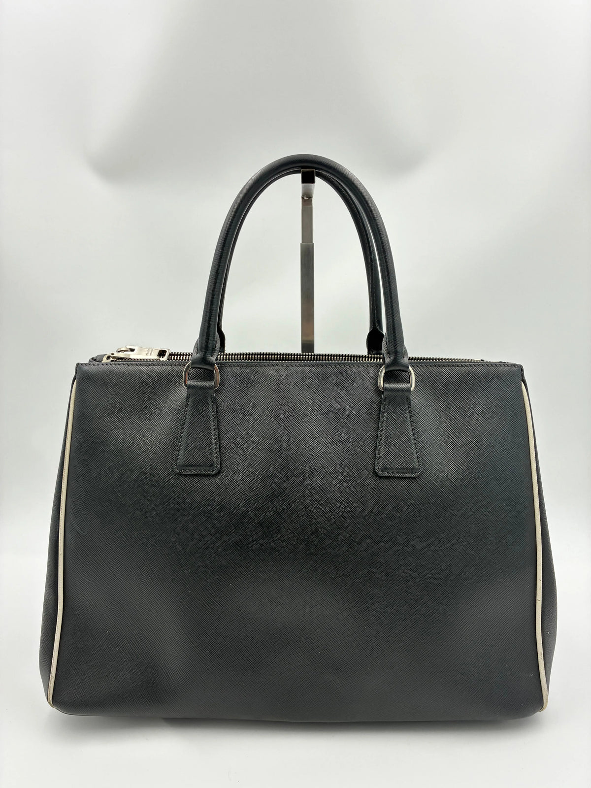Preloved | Prada Galleria Håndtaske i Sort Saffiano Læder Prada