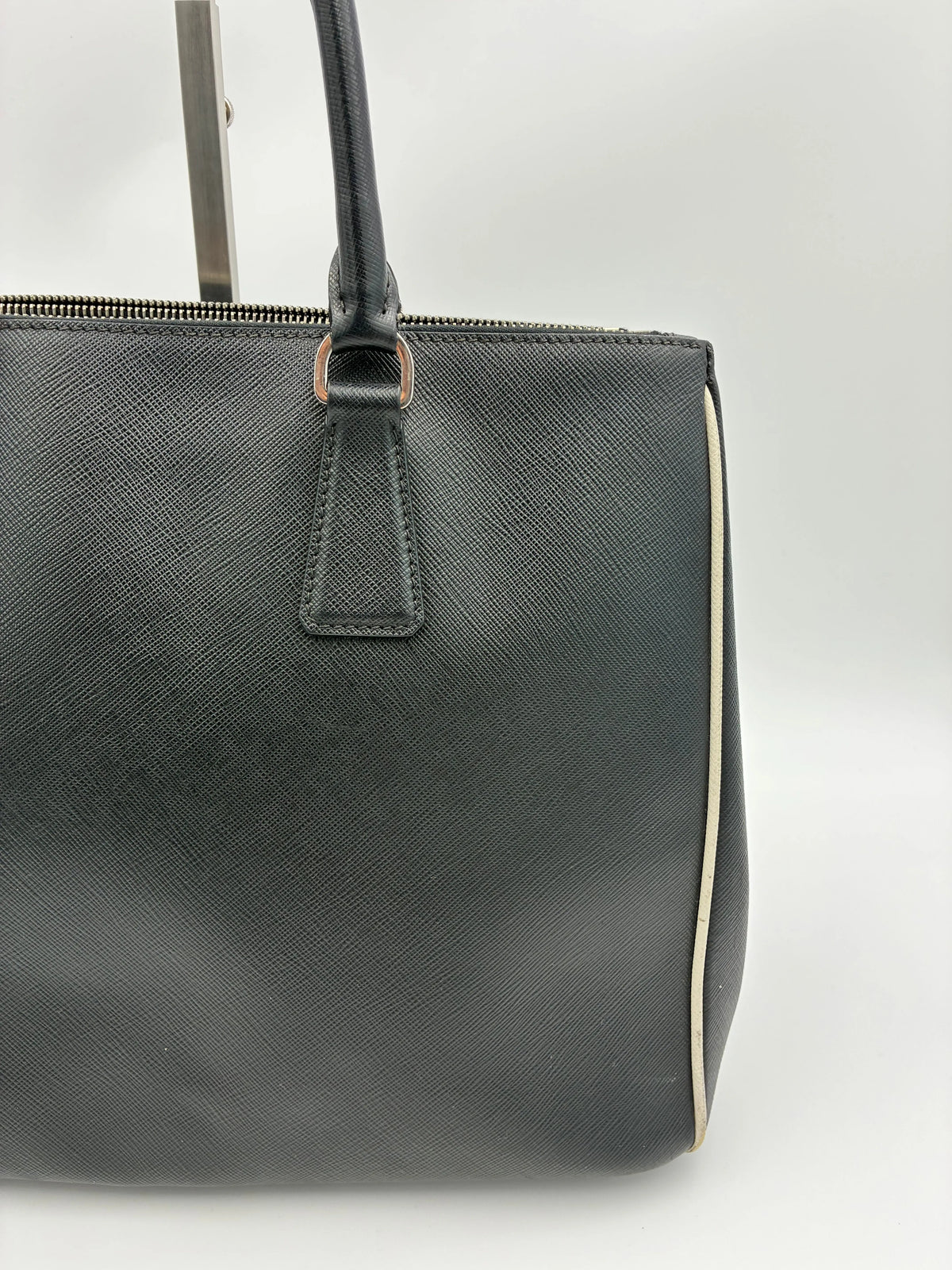 Preloved | Prada Galleria Håndtaske i Sort Saffiano Læder Prada