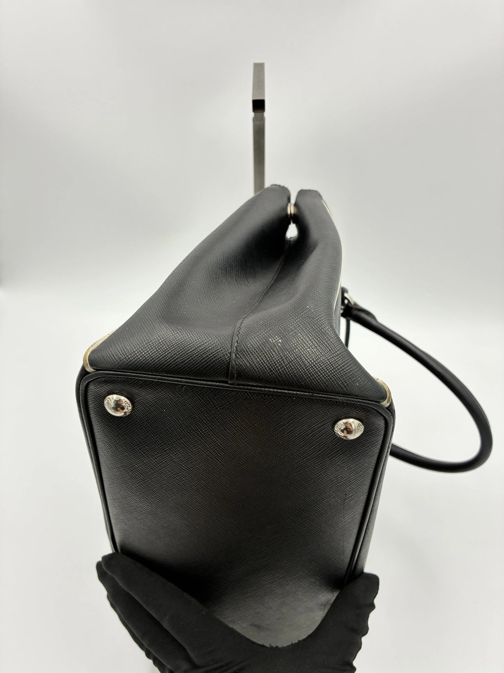 Preloved | Prada Galleria Håndtaske i Sort Saffiano Læder Prada