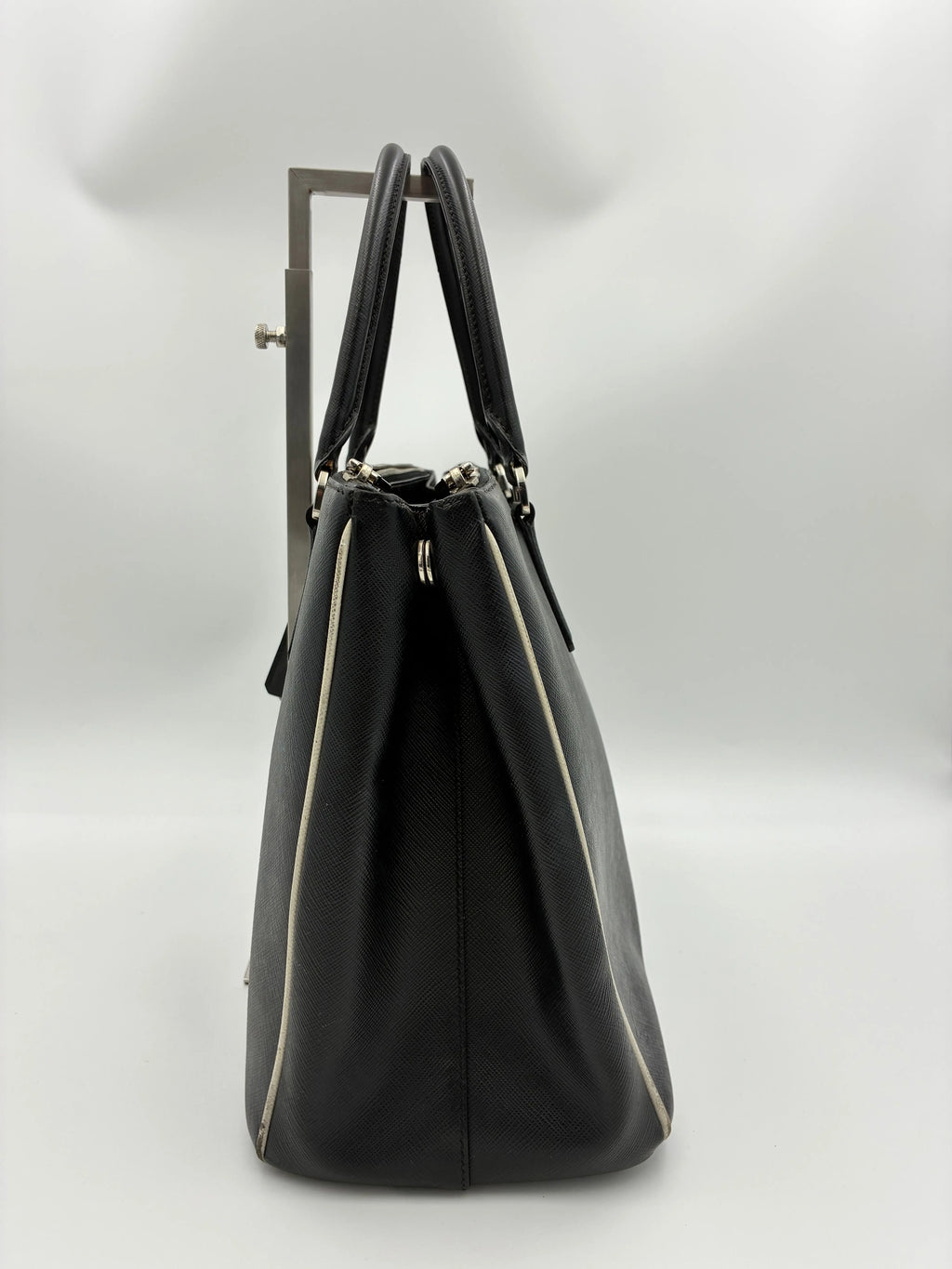 Preloved | Prada Galleria Håndtaske i Sort Saffiano Læder Prada