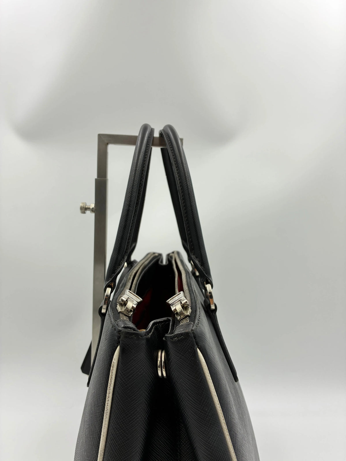 Preloved | Prada Galleria Håndtaske i Sort Saffiano Læder Prada