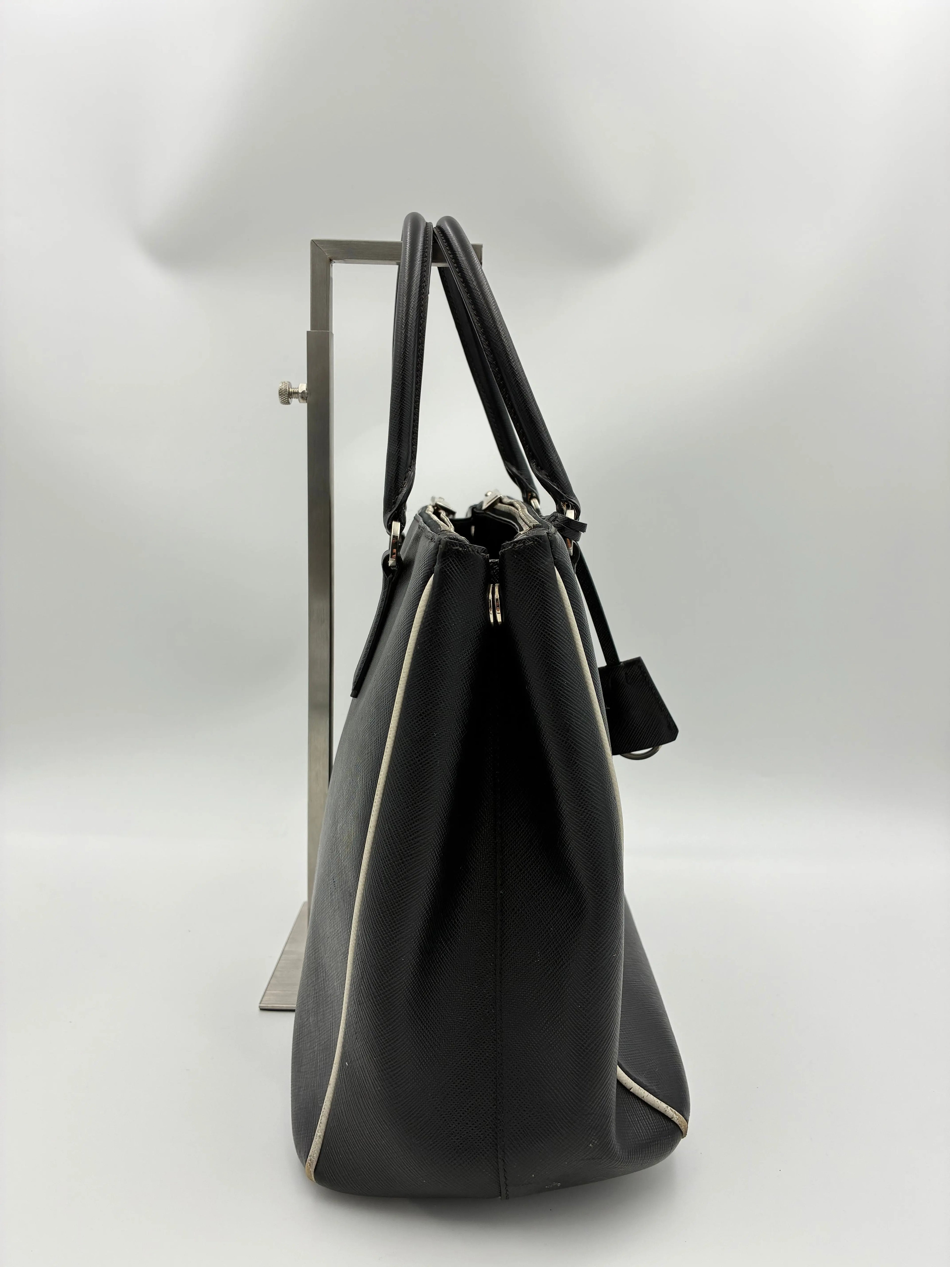 Preloved | Prada Galleria Håndtaske i Sort Saffiano Læder Prada