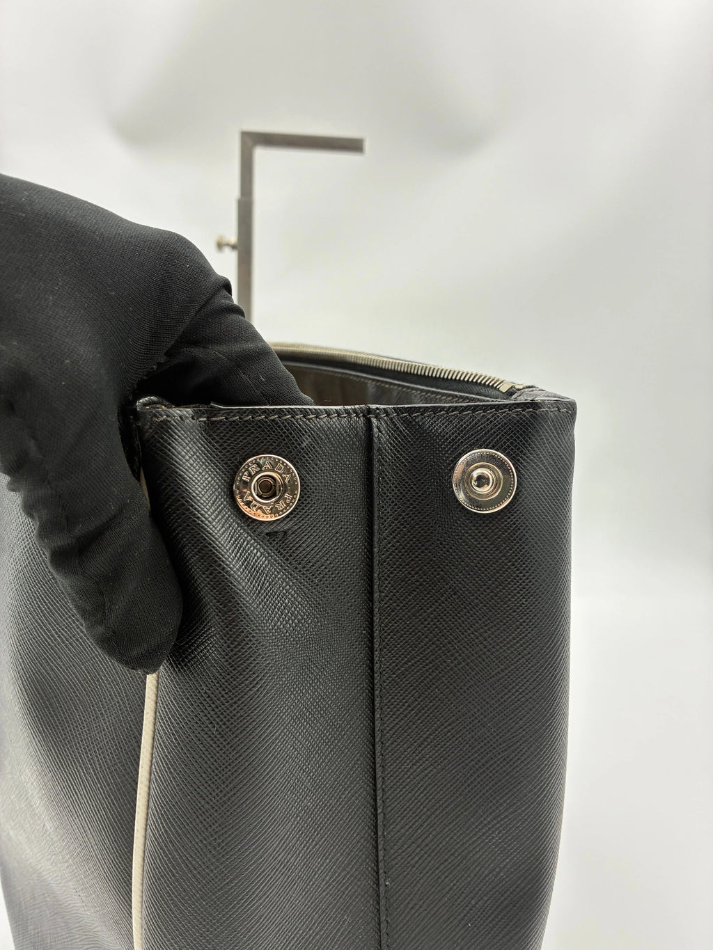 Preloved | Prada Galleria Håndtaske i Sort Saffiano Læder Prada
