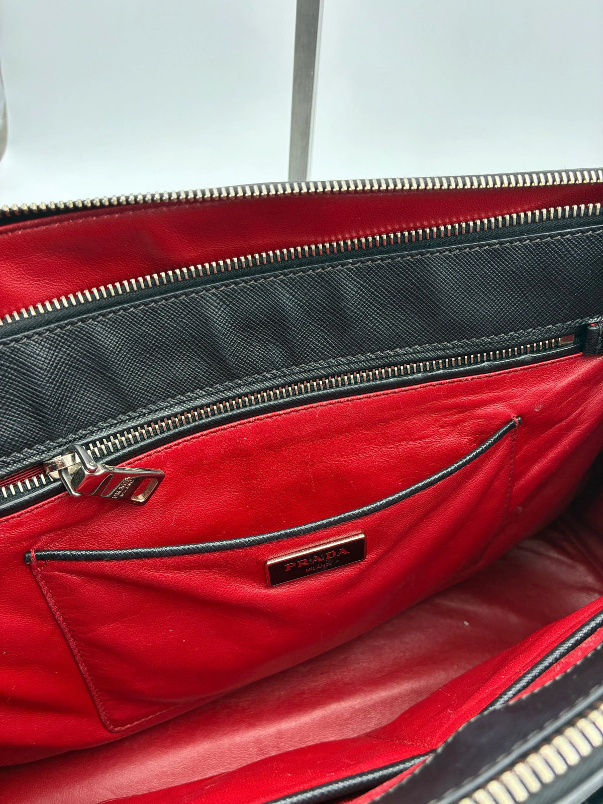 Preloved | Prada Galleria Håndtaske i Sort Saffiano Læder Prada