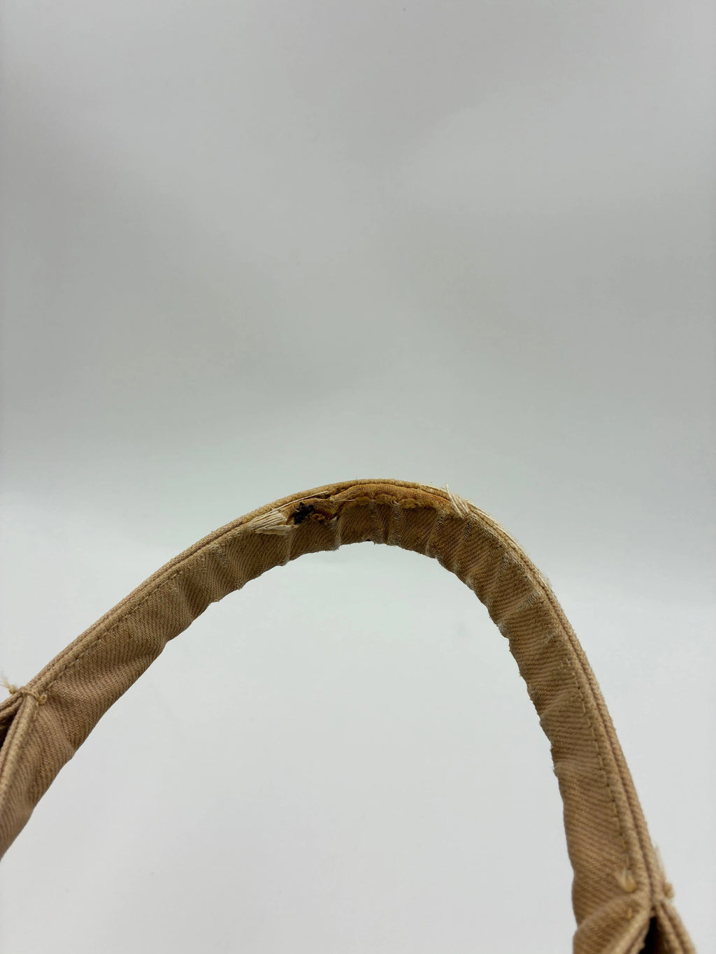 Preloved | Prada Canapa Totebag Håndtaske i Beige Canvas Prada