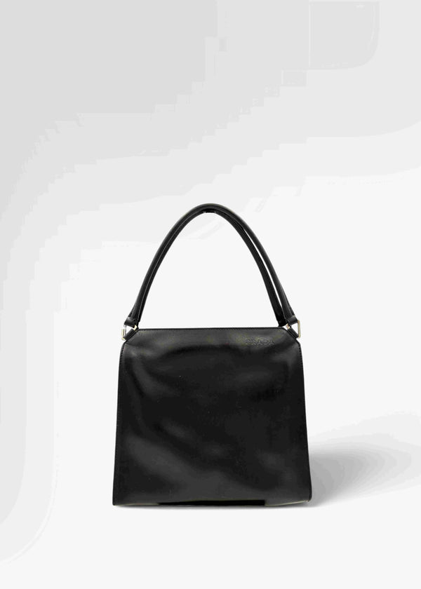 Preloved | Prada Håndtaske i Sort Vitello Læder Prada