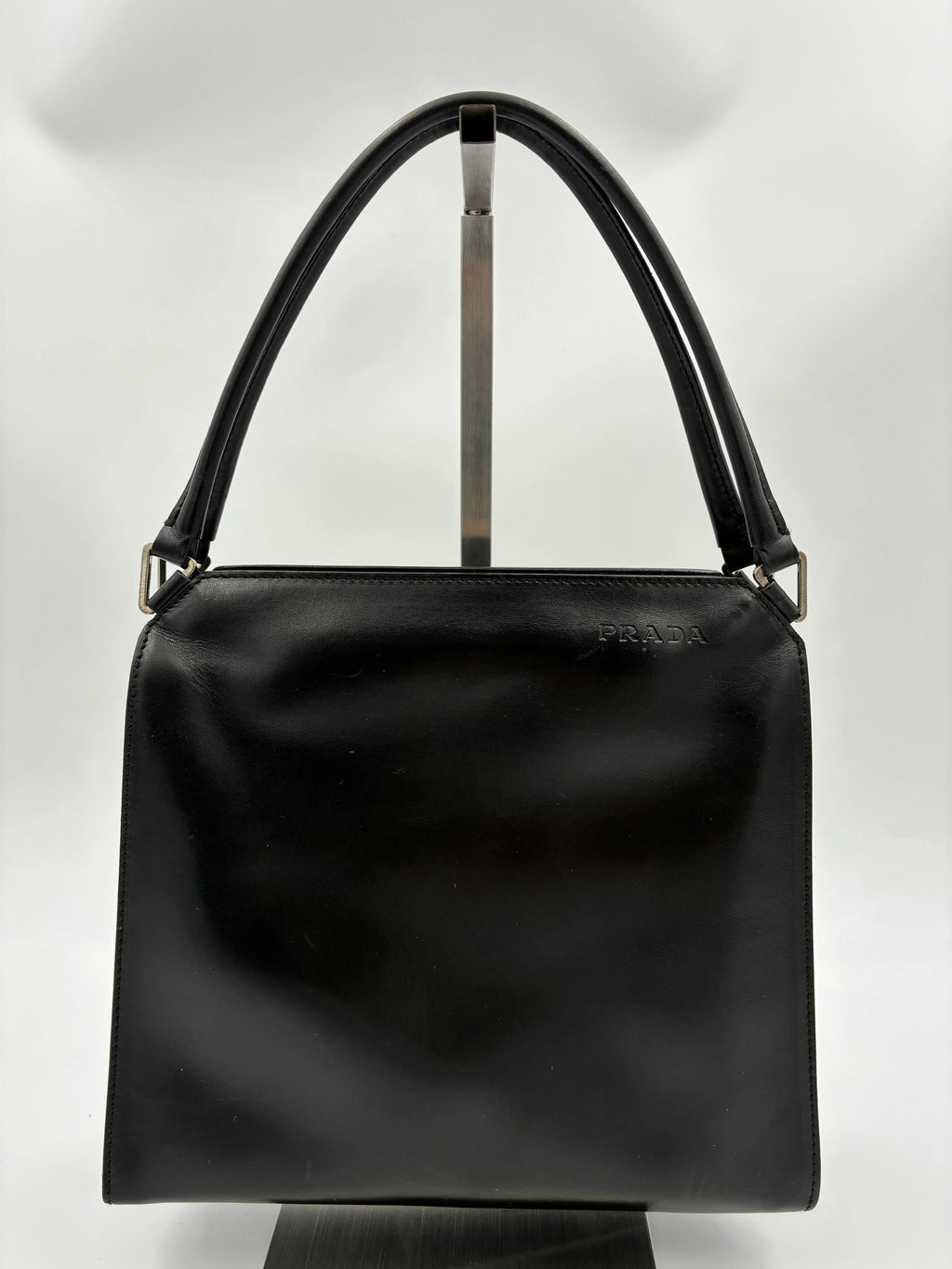 Preloved | Prada Håndtaske i Sort Vitello Læder Prada
