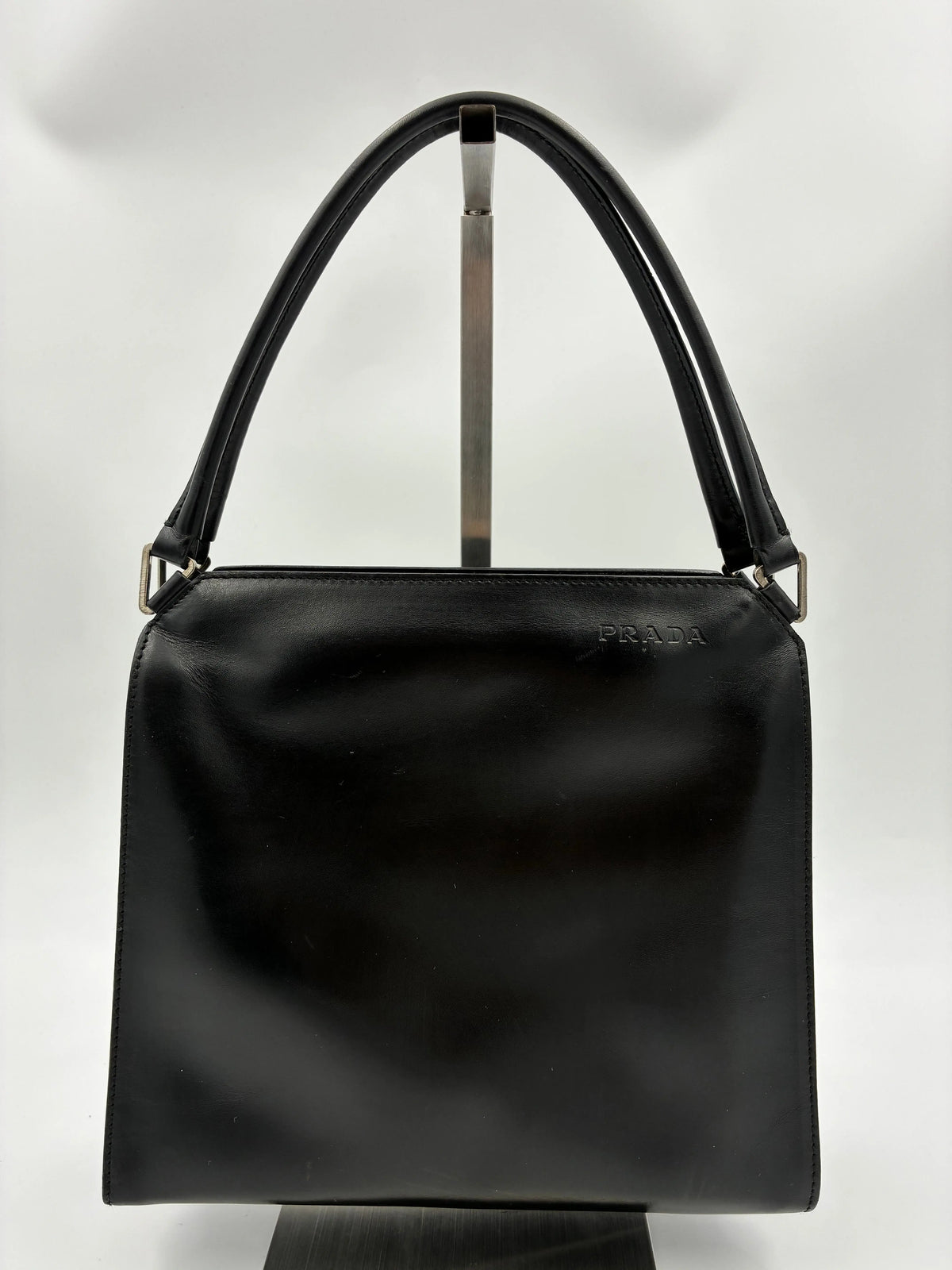 Preloved | Prada Håndtaske i Sort Vitello Læder Prada