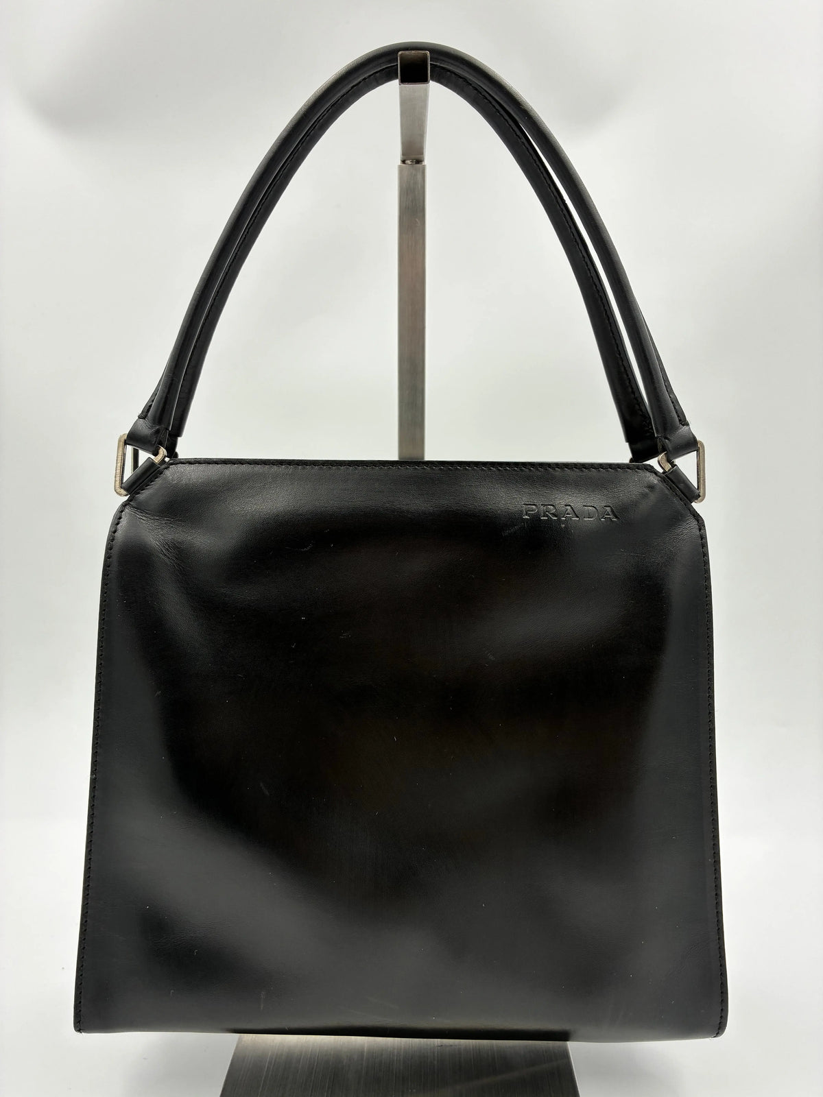 Preloved | Prada Håndtaske i Sort Vitello Læder Prada