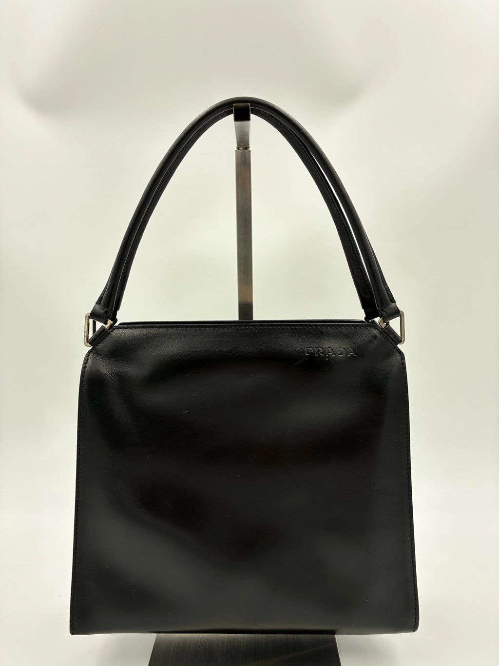 Preloved | Prada Håndtaske i Sort Vitello Læder Prada