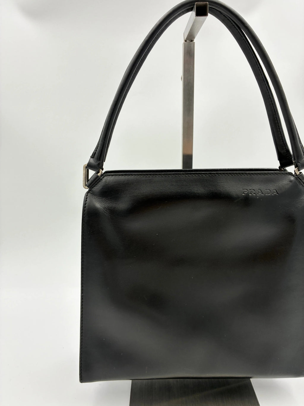 Preloved | Prada Håndtaske i Sort Vitello Læder Prada