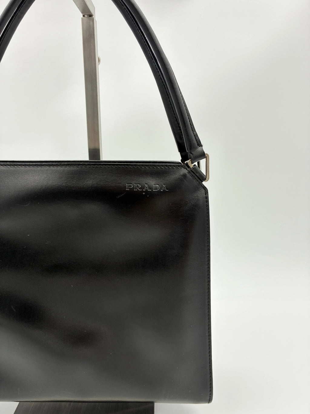 Preloved | Prada Håndtaske i Sort Vitello Læder Prada