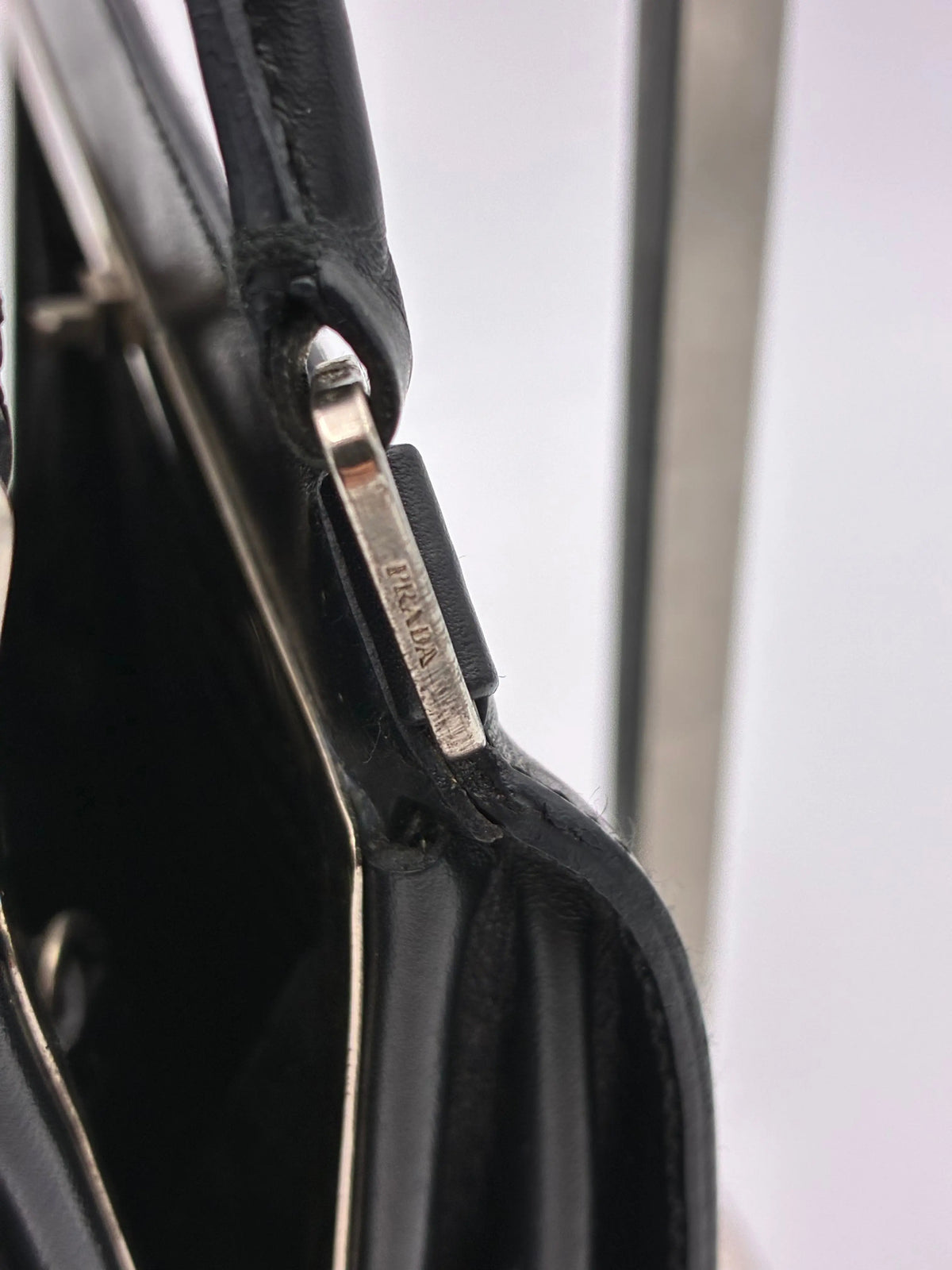 Preloved | Prada Håndtaske i Sort Vitello Læder Prada