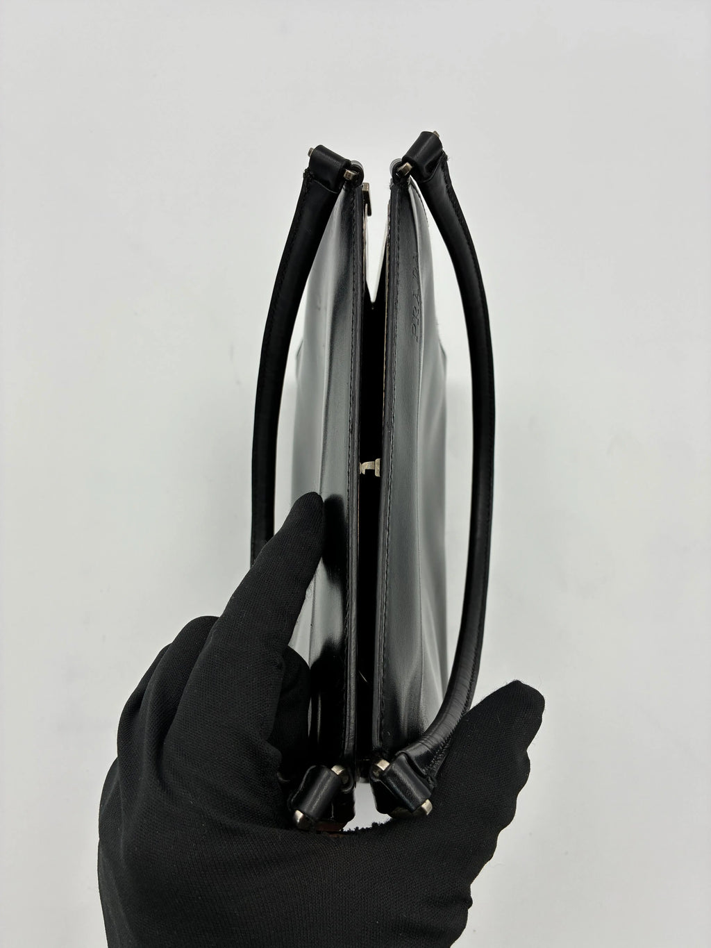 Preloved | Prada Håndtaske i Sort Vitello Læder Prada