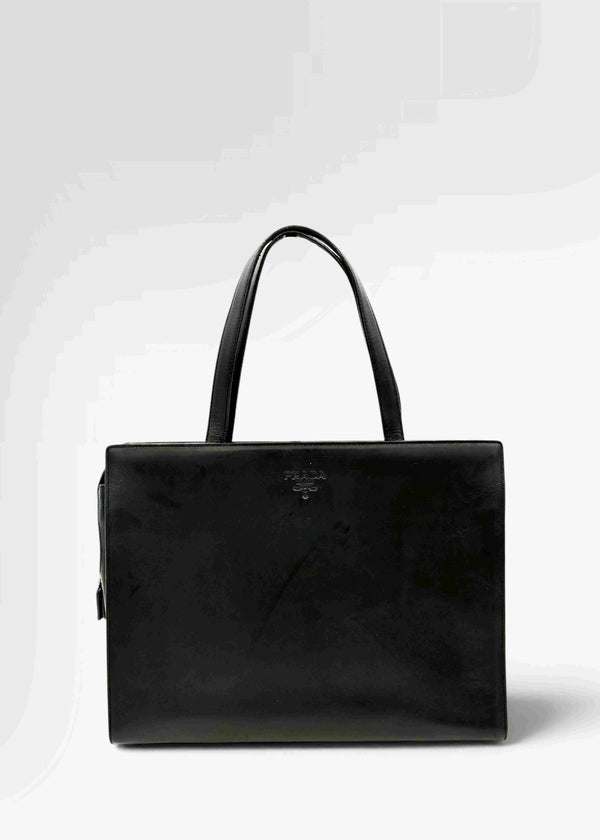 Preloved | Prada Håndtaske i Sort Vitello Læder Prada