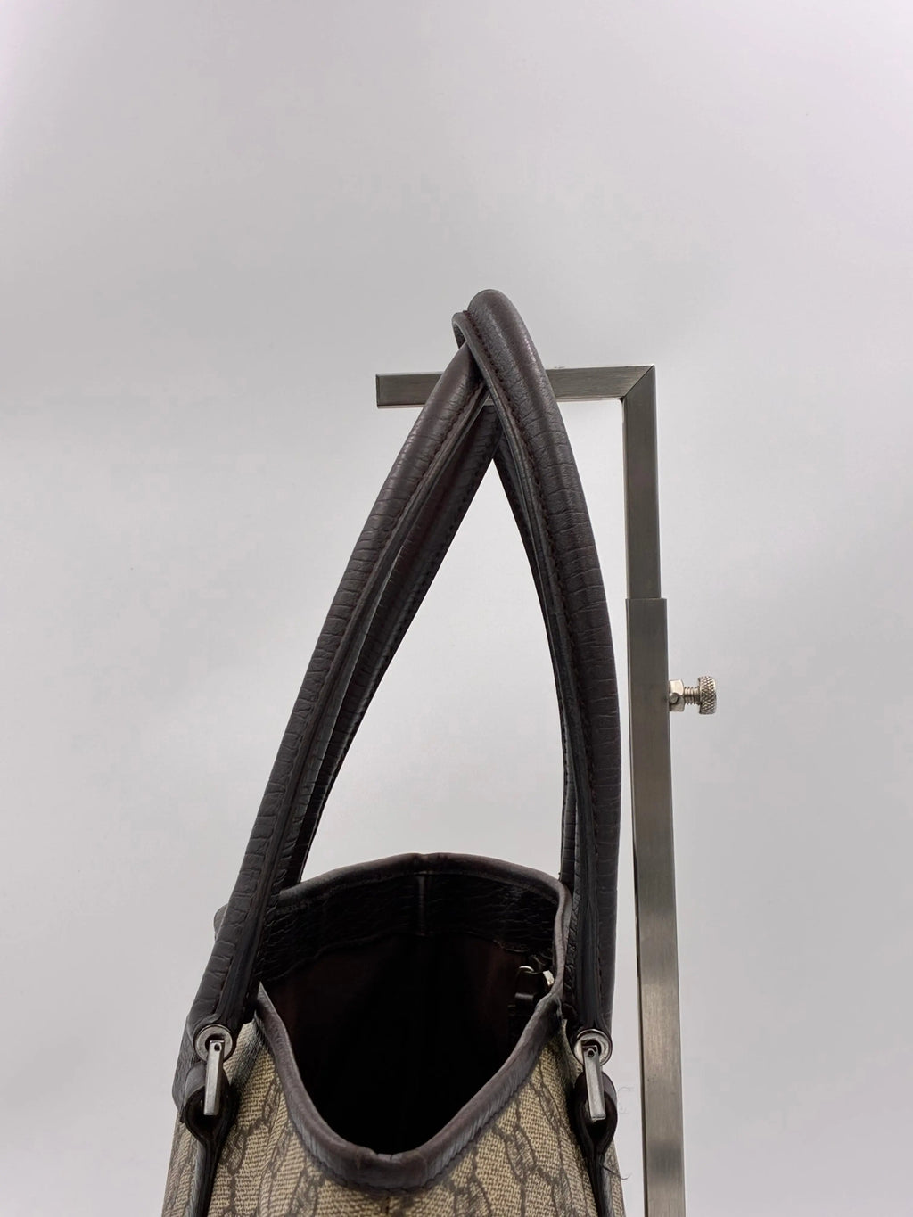Preloved | Gucci GG Supreme Monogram Totebag Håndtaske i Brun Canvas Gucci