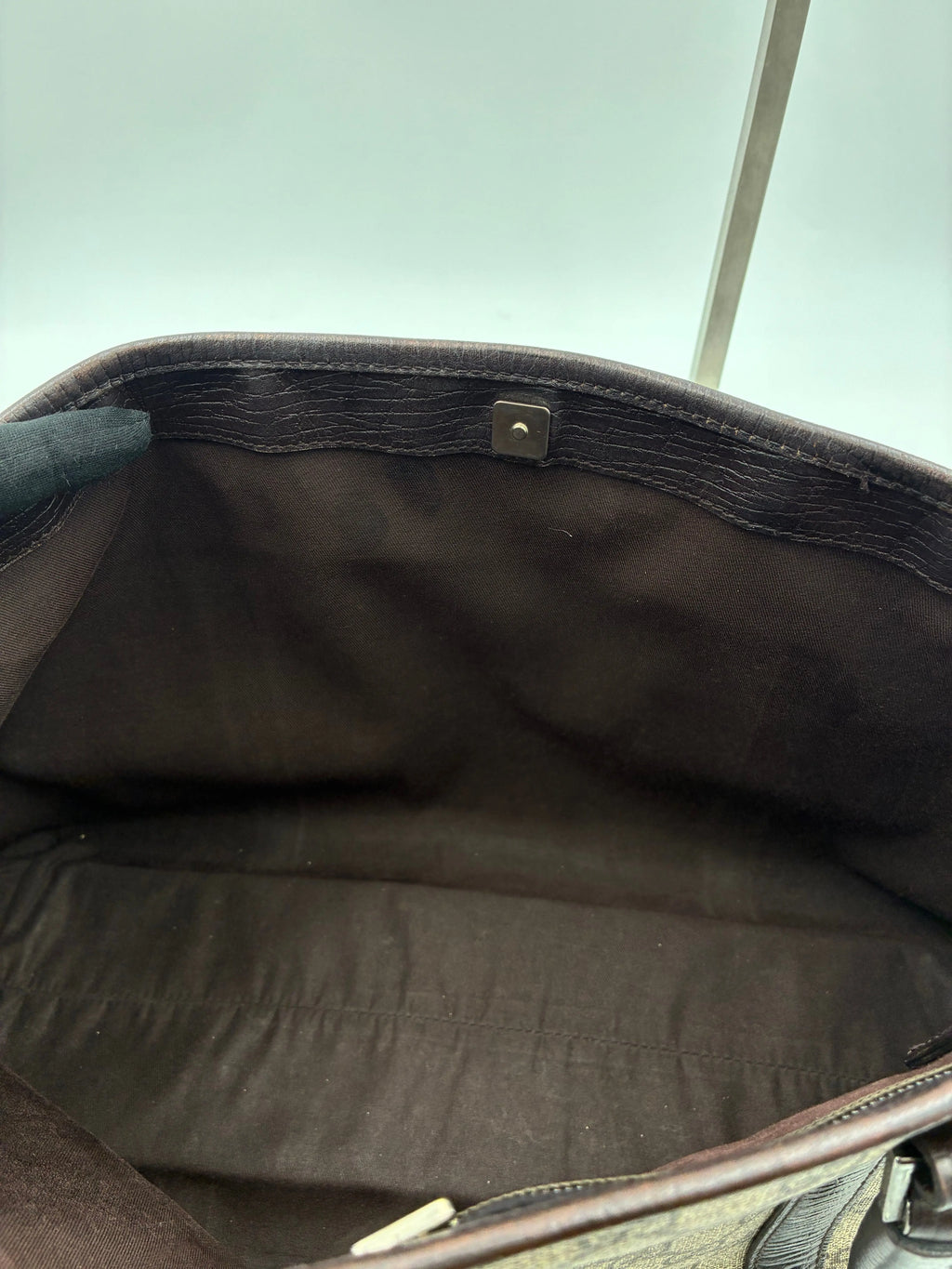 Preloved | Gucci GG Supreme Monogram Totebag Håndtaske i Brun Canvas Gucci