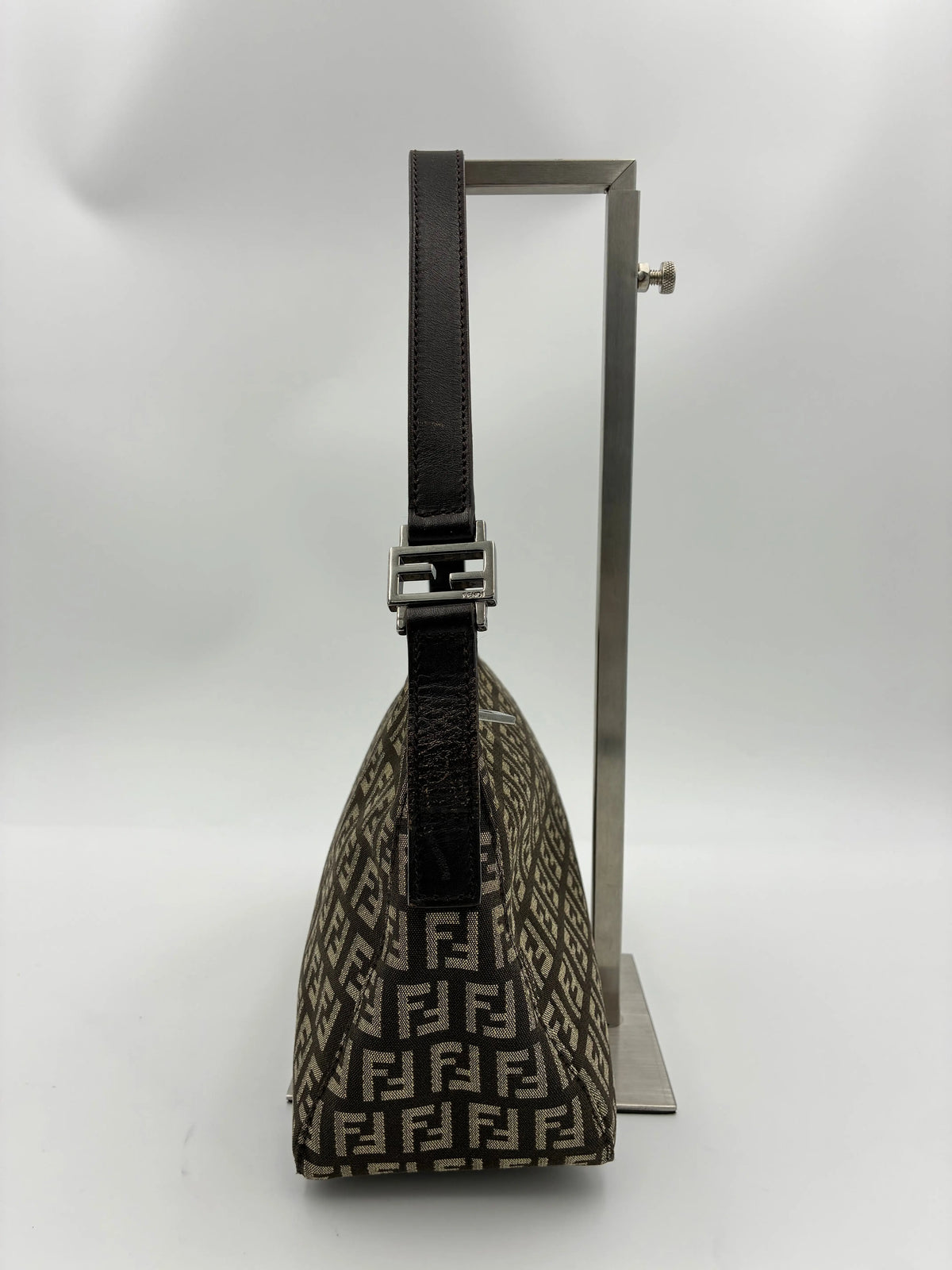 Preloved | Fendi Zucca Monogram Skuldertaske i Brun Canvas Fendi