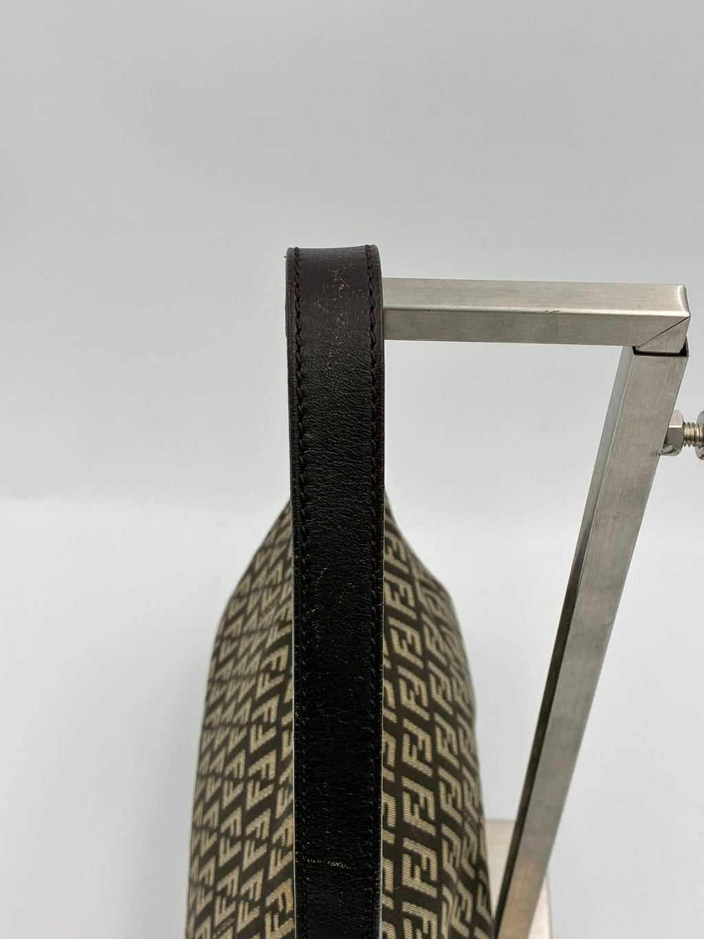 Preloved | Fendi Zucca Monogram Skuldertaske i Brun Canvas Fendi