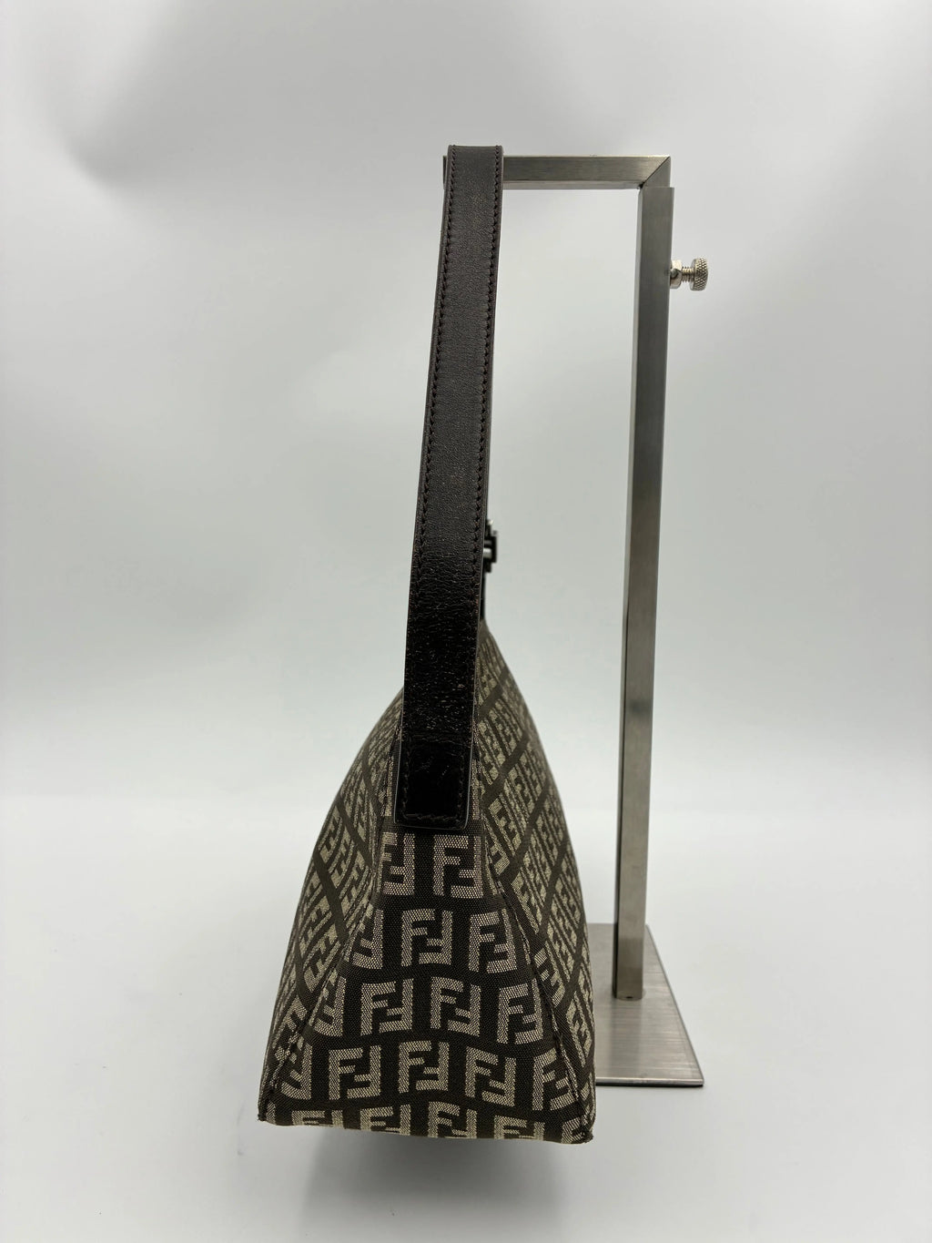 Preloved | Fendi Zucca Monogram Skuldertaske i Brun Canvas Fendi
