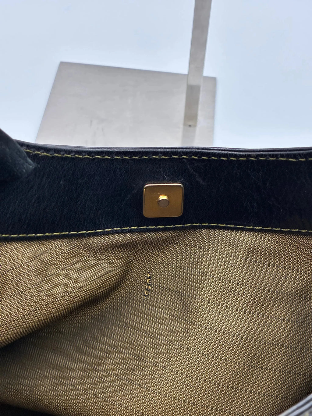 Preloved | Fendi Zucca Monogram Mamma Skuldertaske i Brun Canvas Fendi