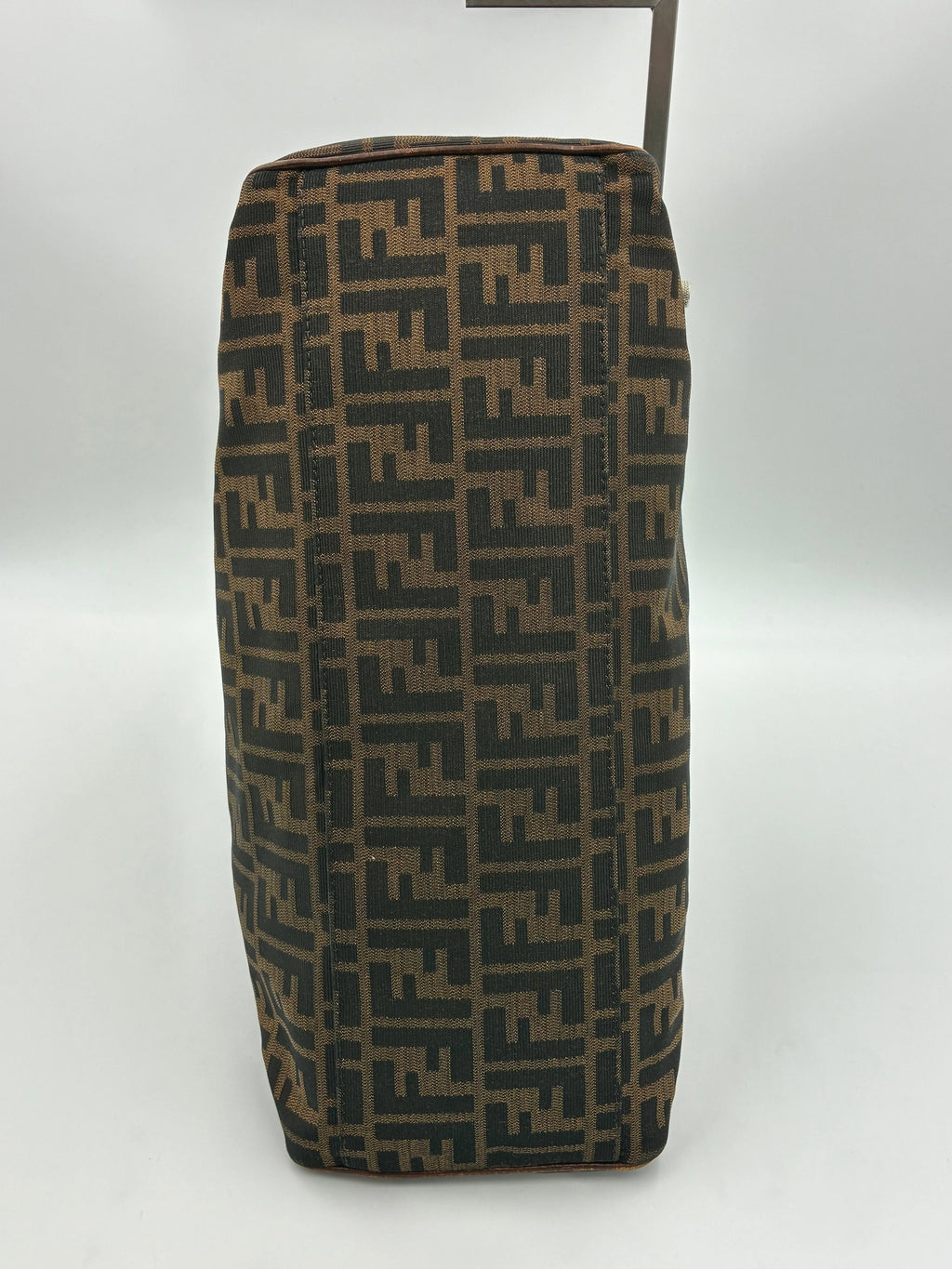 Preloved | Fendi Zucca Monogram Håndtaske i Brun Canvas Fendi