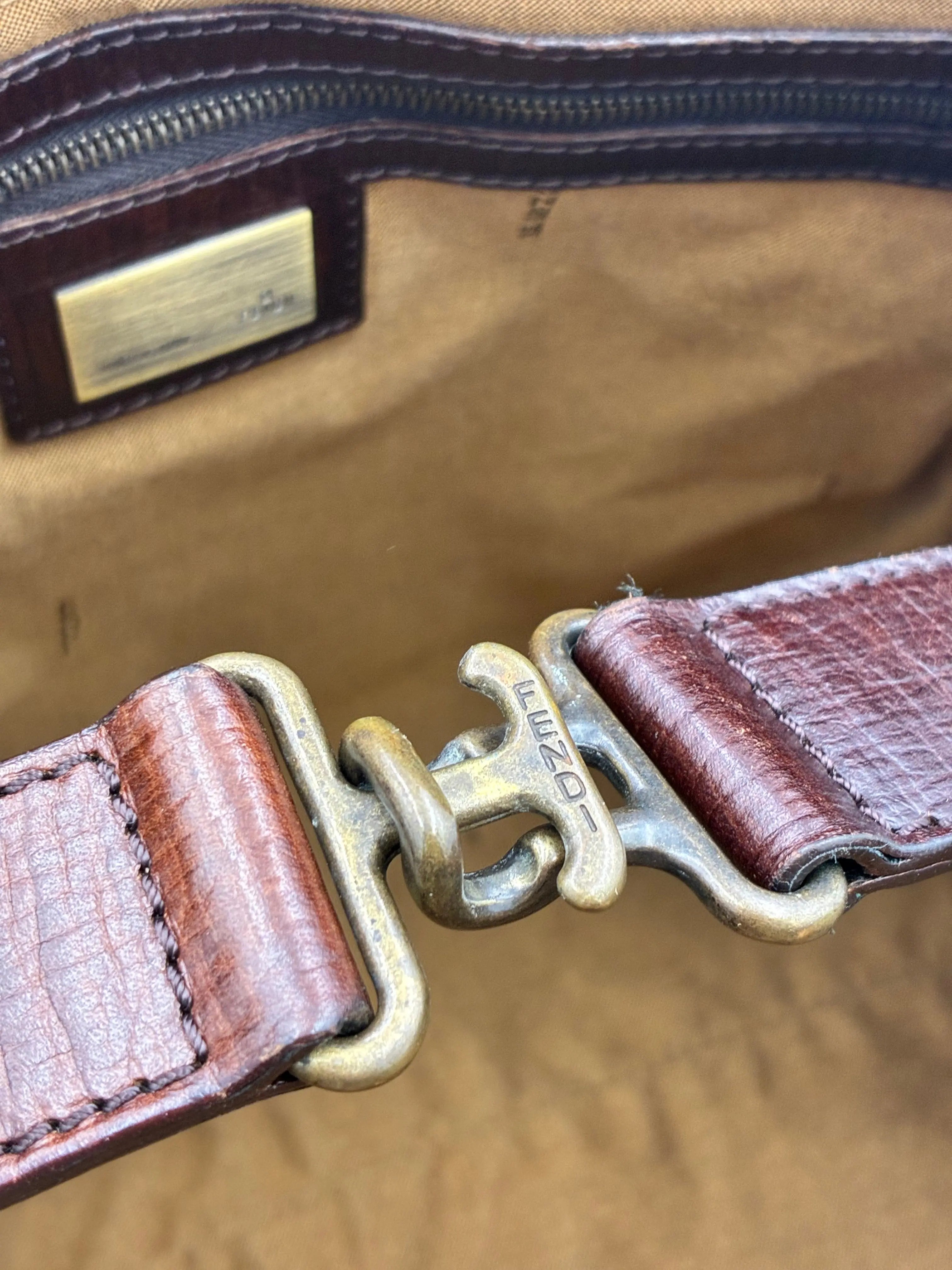 Preloved | Fendi Zucca Monogram Håndtaske i Brun Canvas Fendi