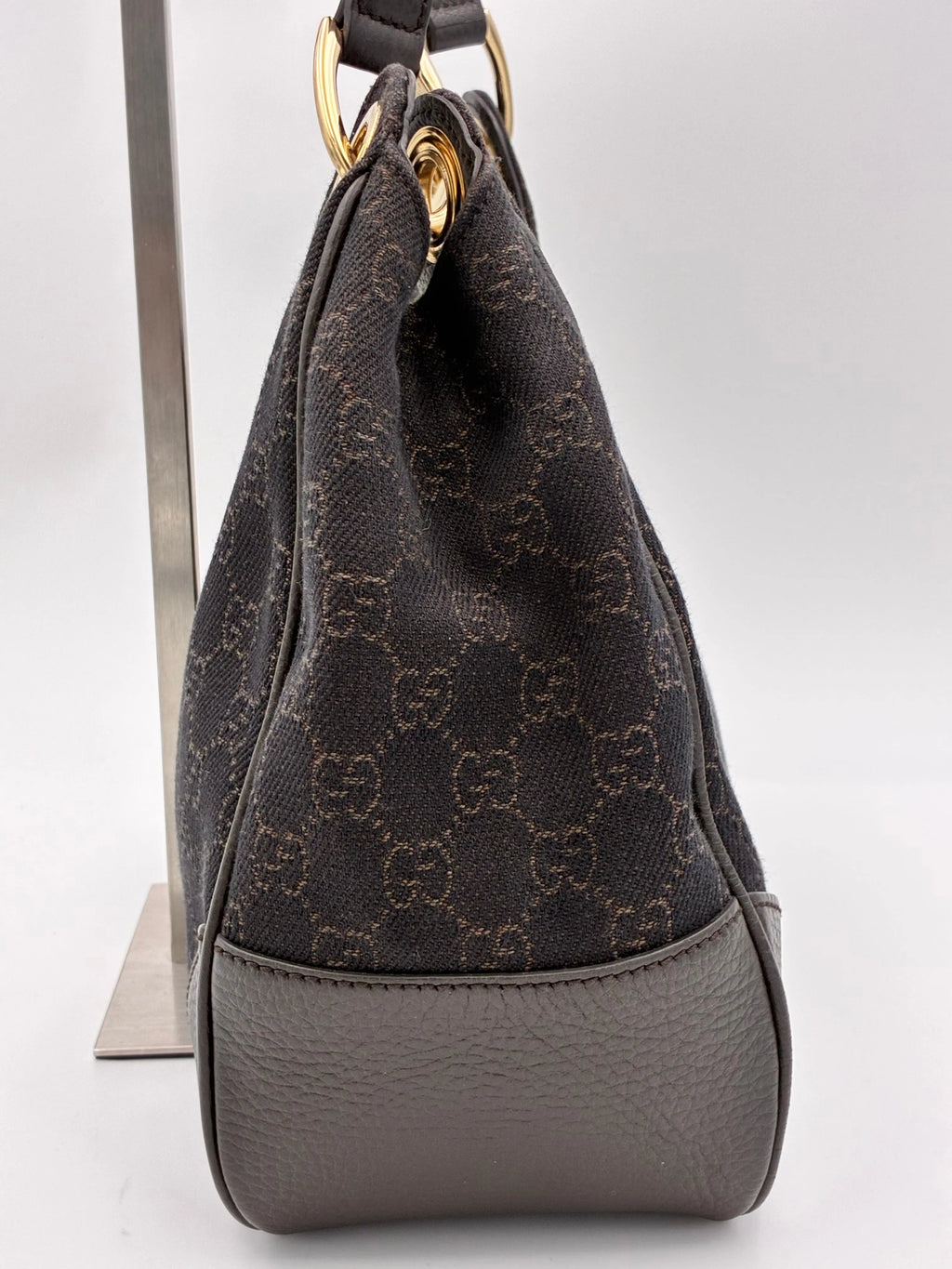 Preloved | Gucci GG Monogram Skuldertaske i Sort Canvas Gucci