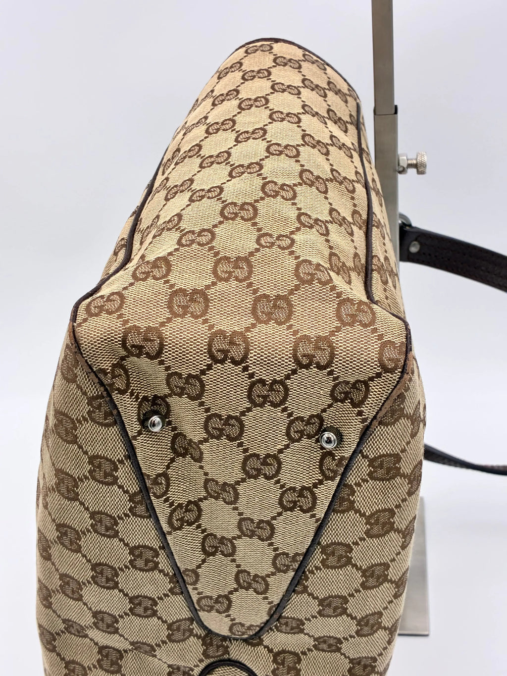 Preloved | Gucci GG Monogram Totebag Håndtaske i Brun Canvas Gucci