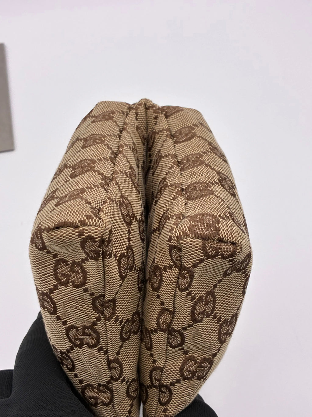 Preloved | Gucci GG Monogram Bæltetaske i Brun Canvas Gucci