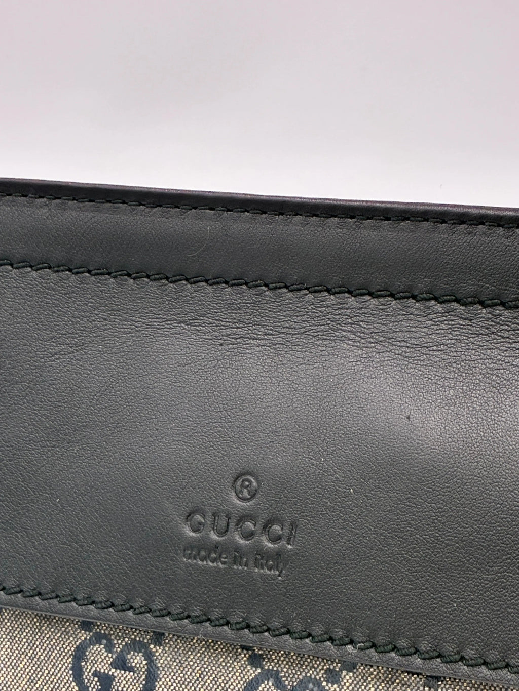Preloved | Gucci GG Supreme Monogram Bæltetaske i Sølv Grå Canvas Gucci
