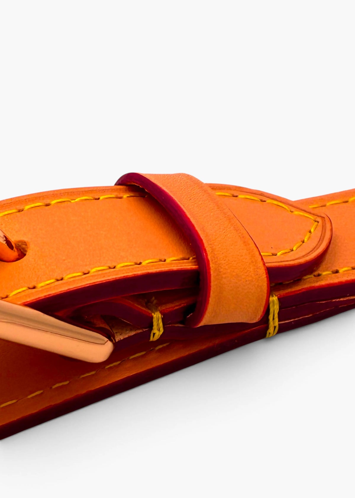 Vachetta Læderrem Patineret til Louis Vuitton Noé Justerbar – 100-120 cm Hidden Luxury Project