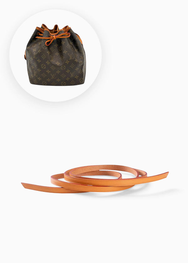 Vachetta Lædersnor med Patineret Finish til Louis Vuitton Noé – 90 cm Hidden Luxury Project